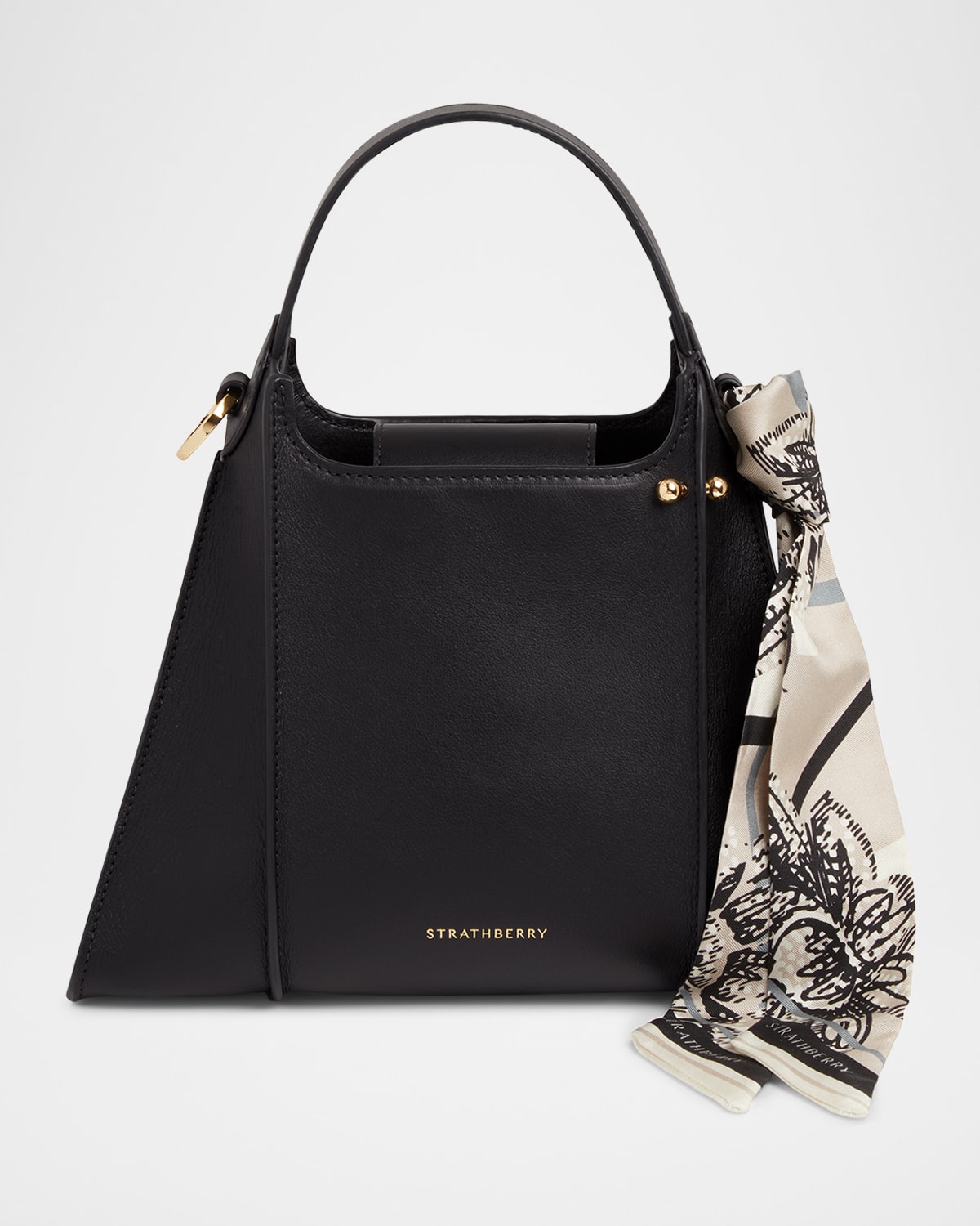 Arkshell Leather Top-Handle Bag