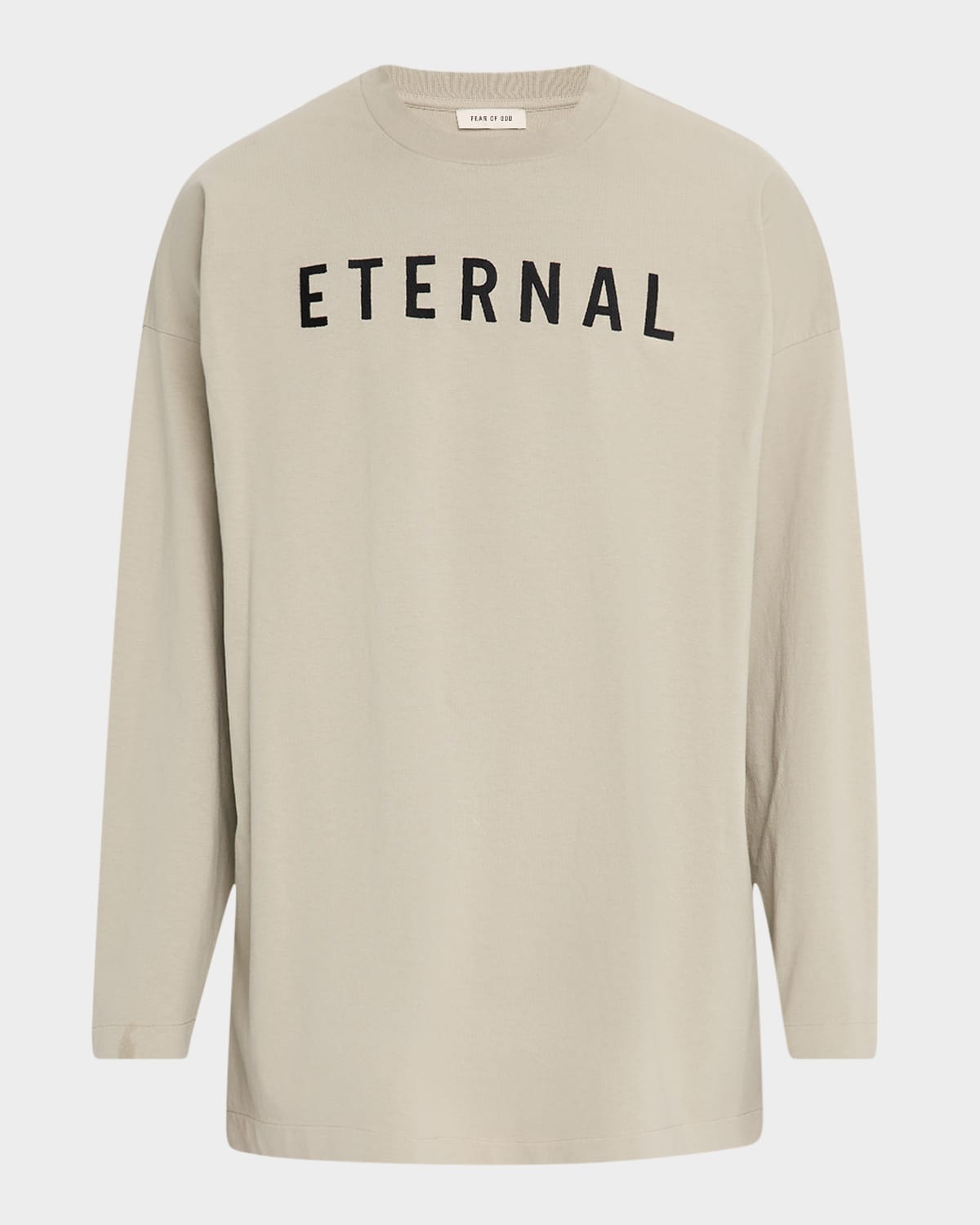 Shop Fear Of God Men's Eternal Long-sleeve T-shirt In Dove Grey