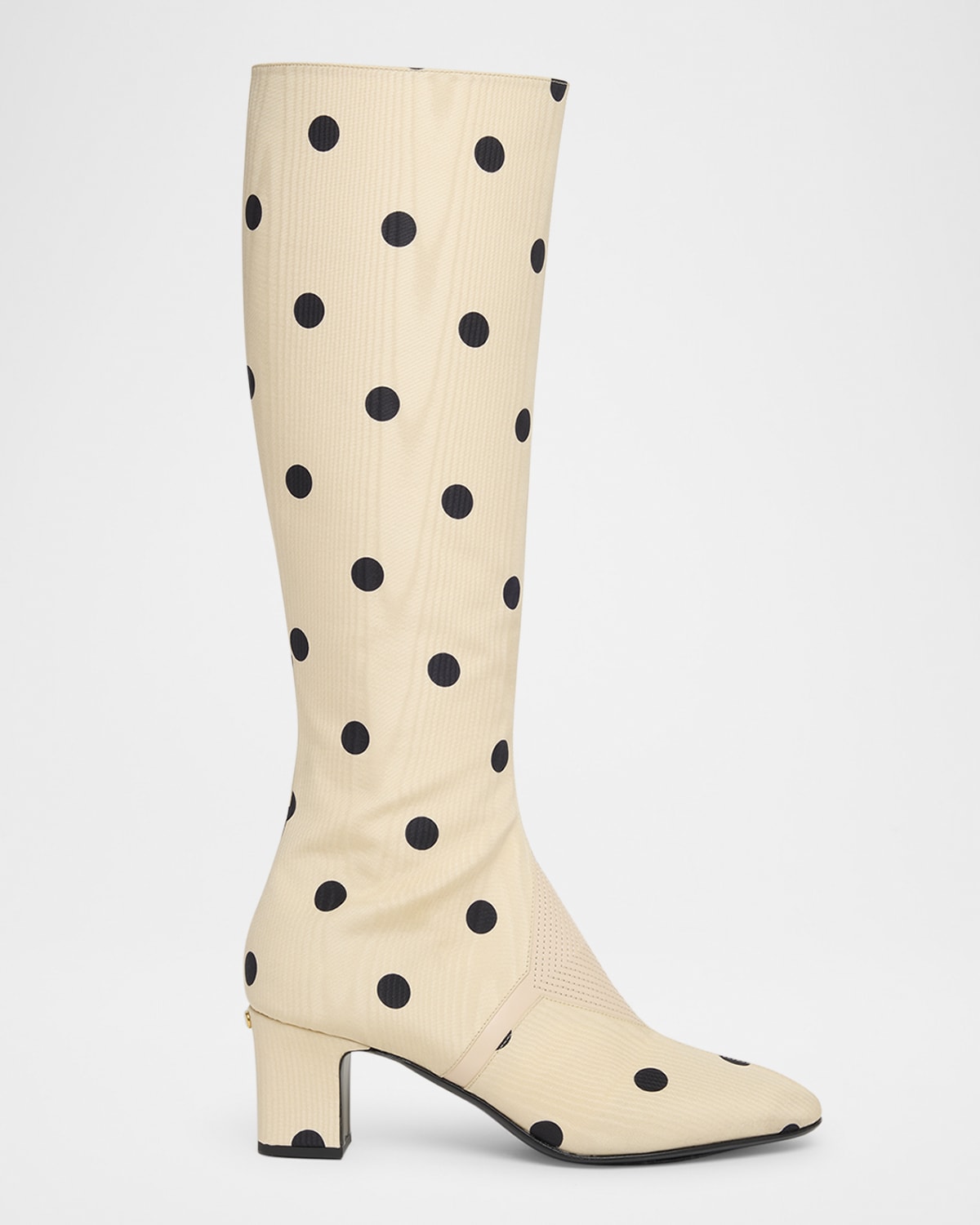 VALENTINO GARAVANI EQUIVOQUE TALL POLKA DOT BOOTS 