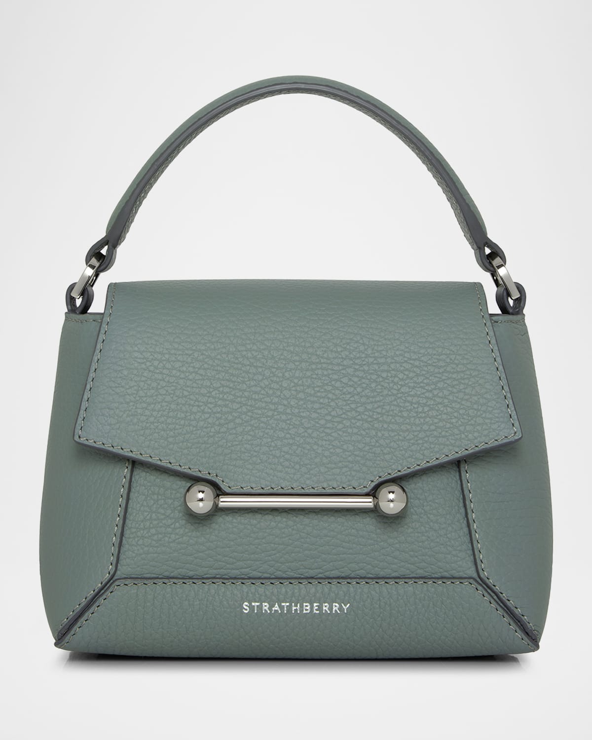 Mosaic Nano Leather Top-Handle Bag
