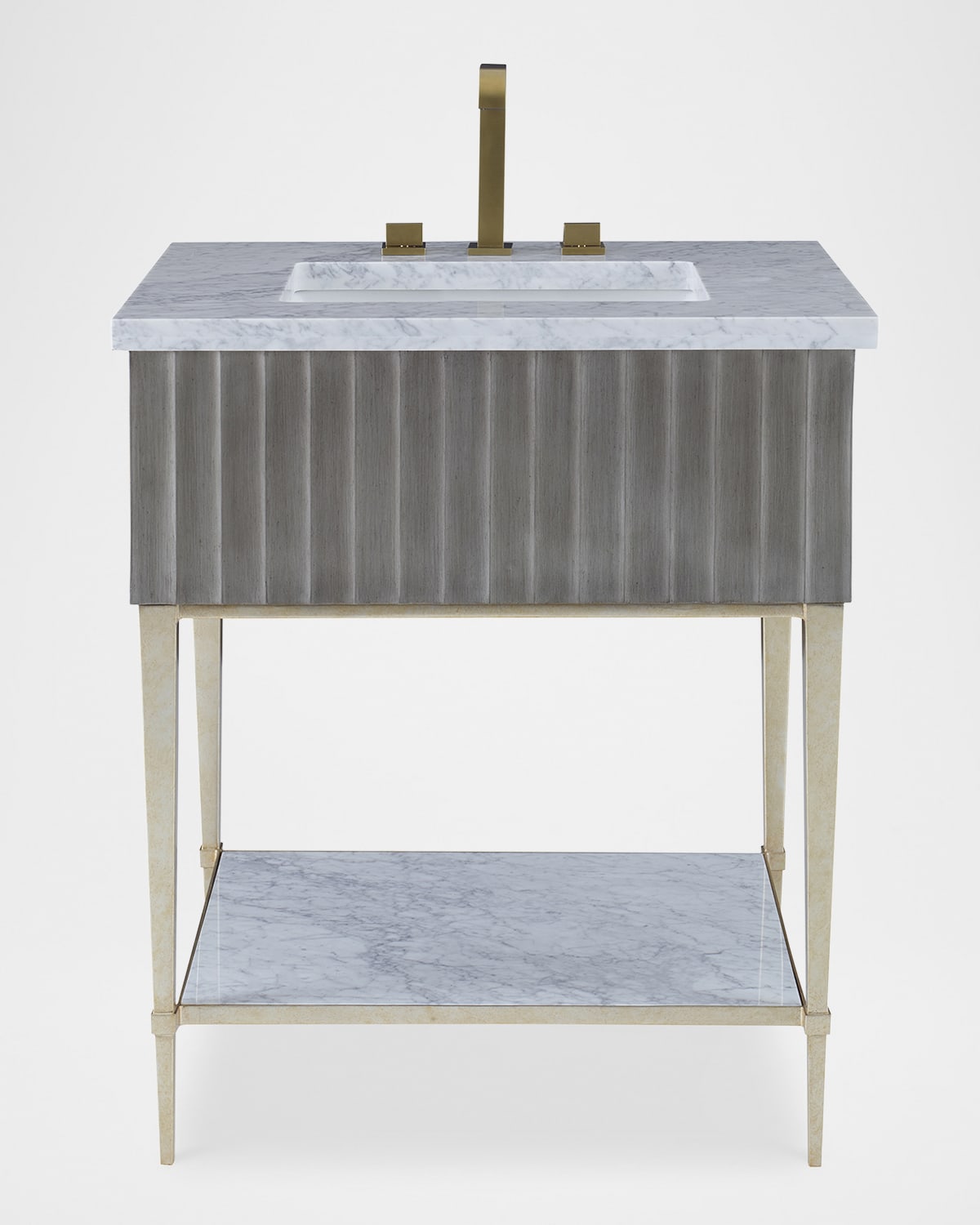 Ambella Corinth Sink Chest In Grey