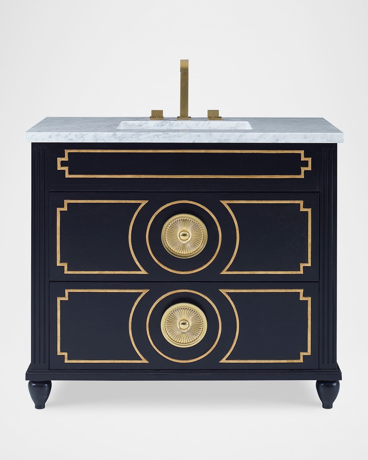 Ambella Delphi Sink Chest In Black