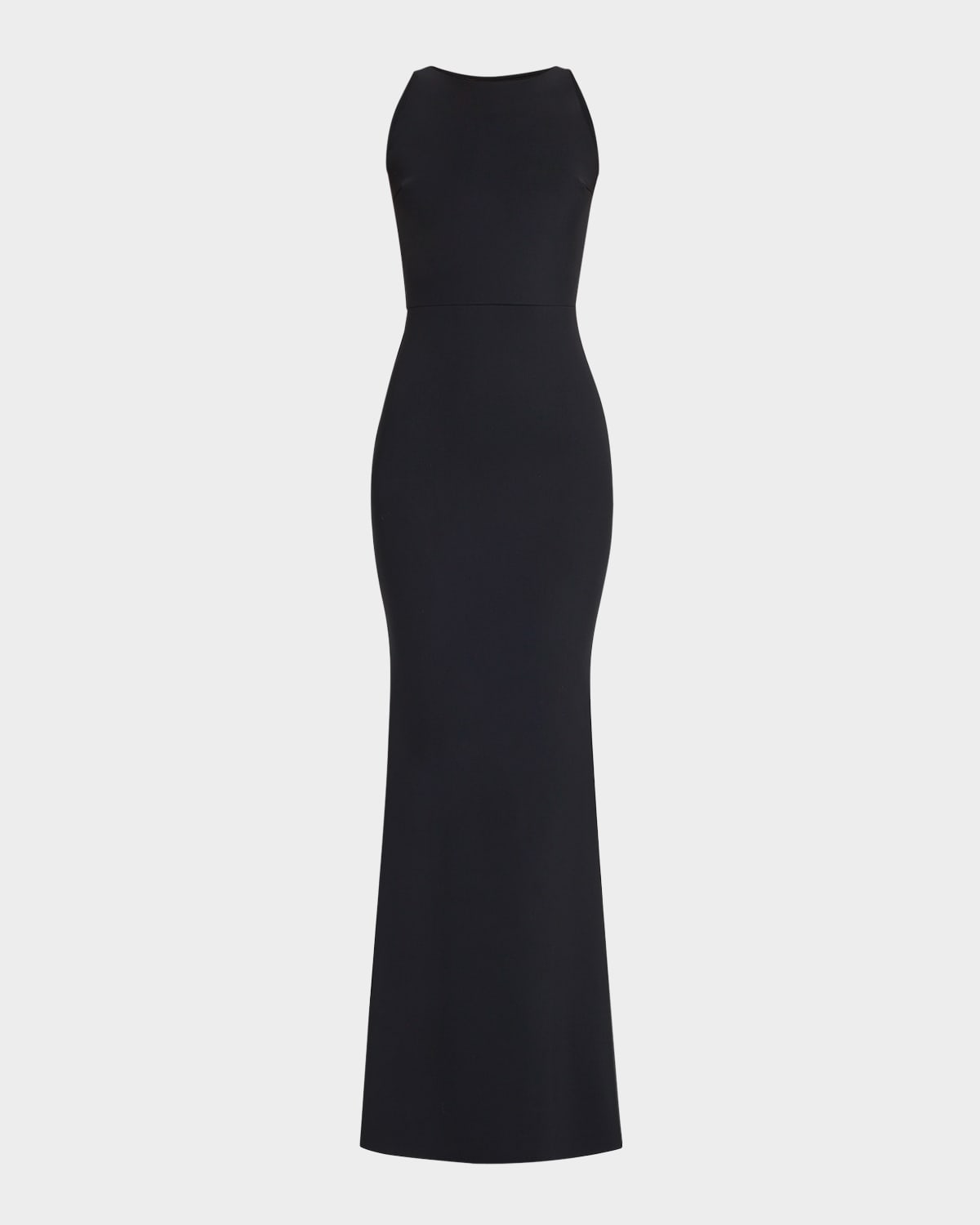 Iwoo Sleeveless Jersey Column Gown