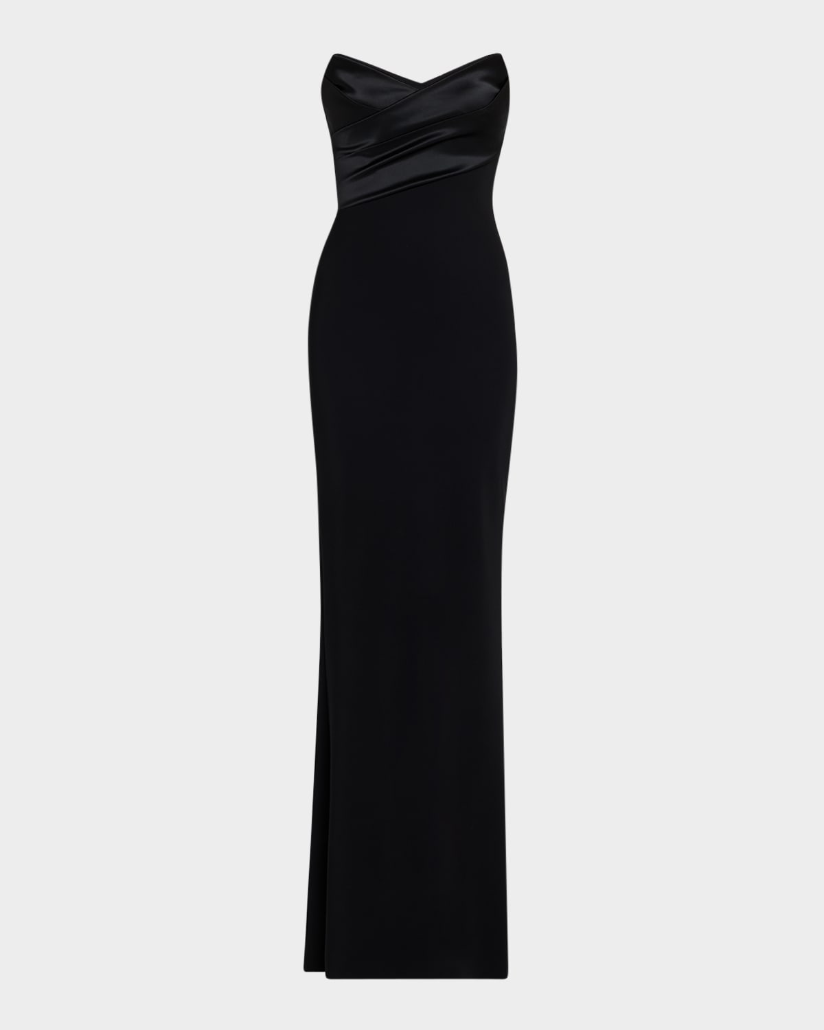 Bairei Strapless Jersey Column Gown