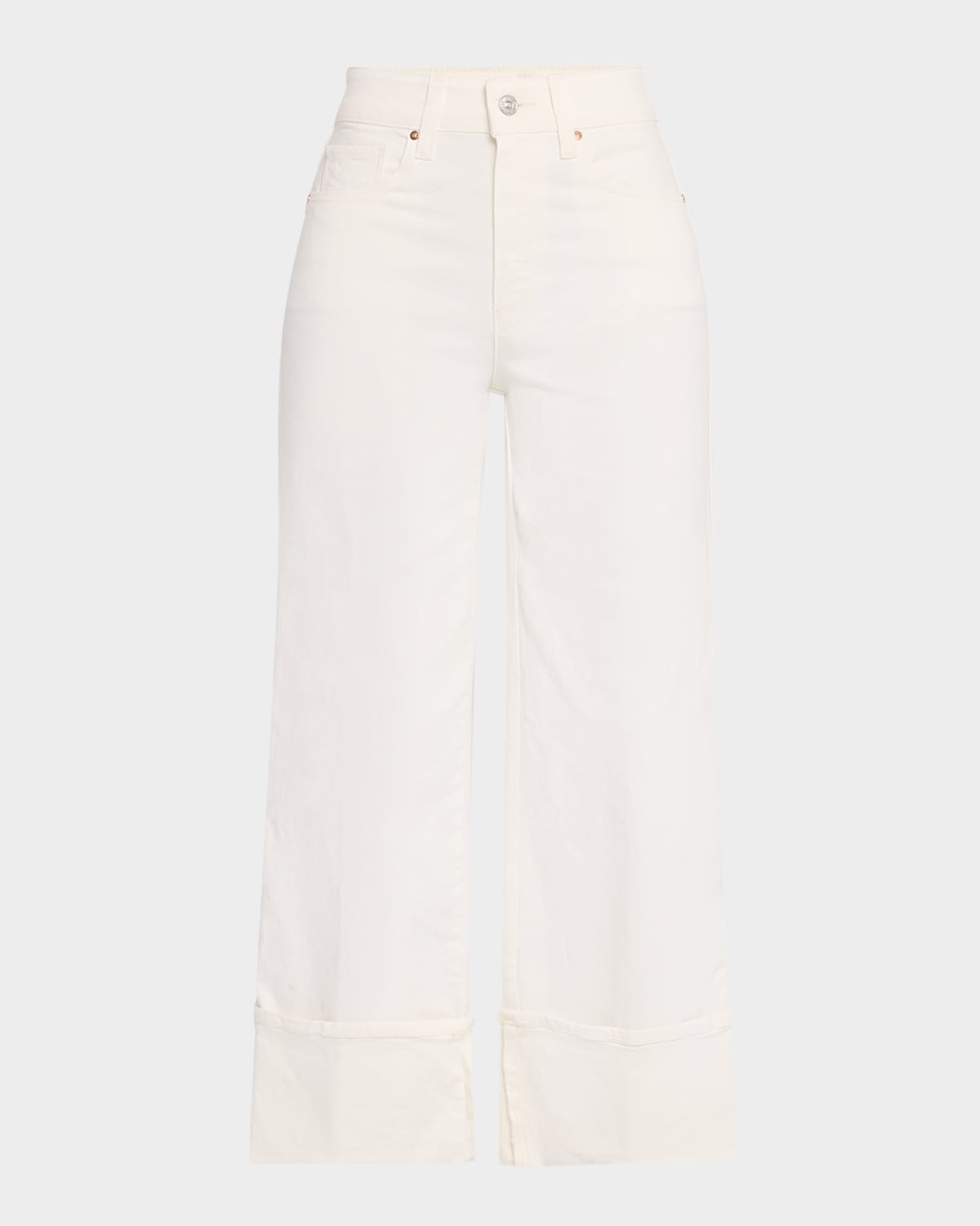 PAIGE SASHA ANKLE JEANS WITH WIDE CUFFS 