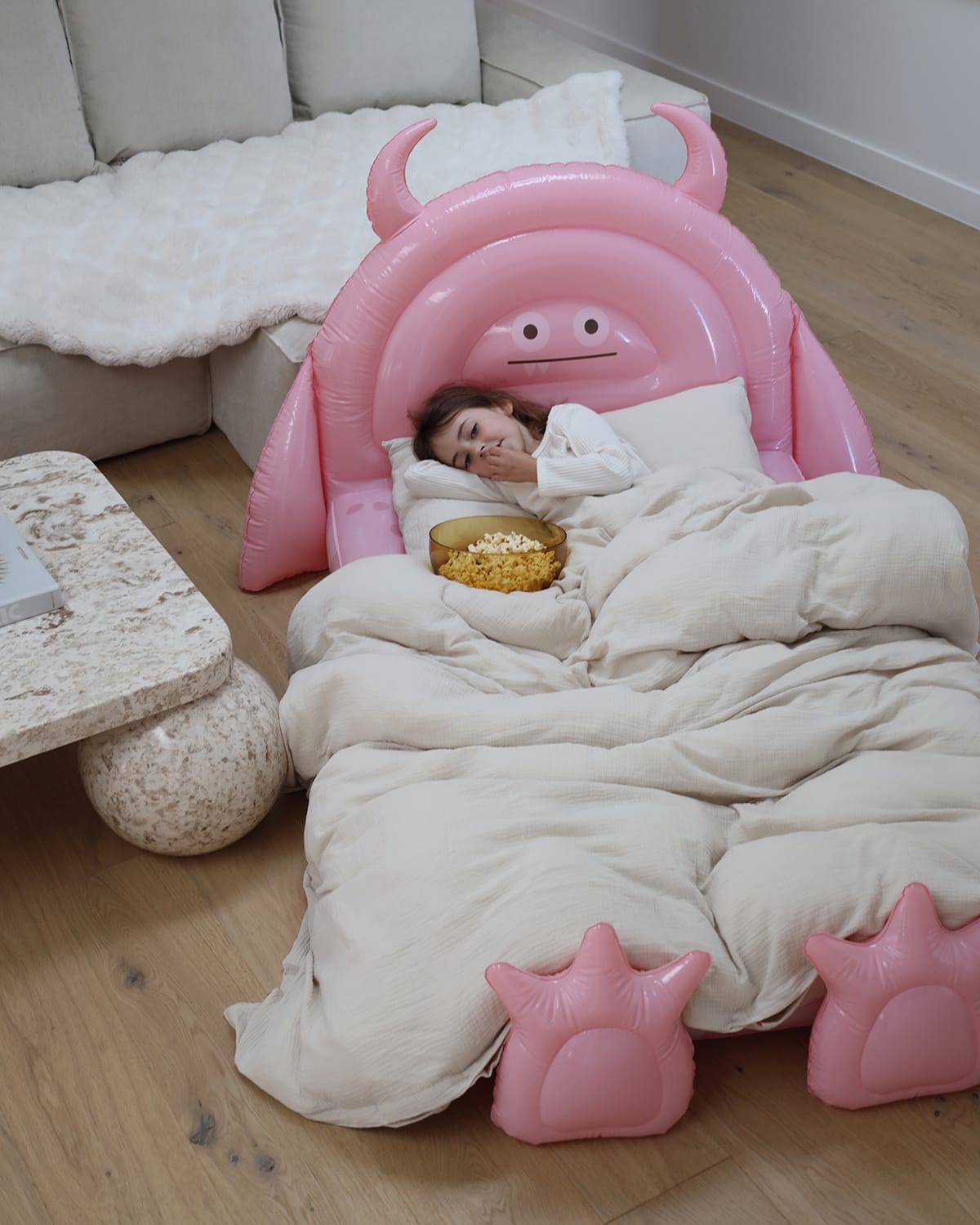 SUNNYLiFE Kid's Monster Inflatable Air Mattress