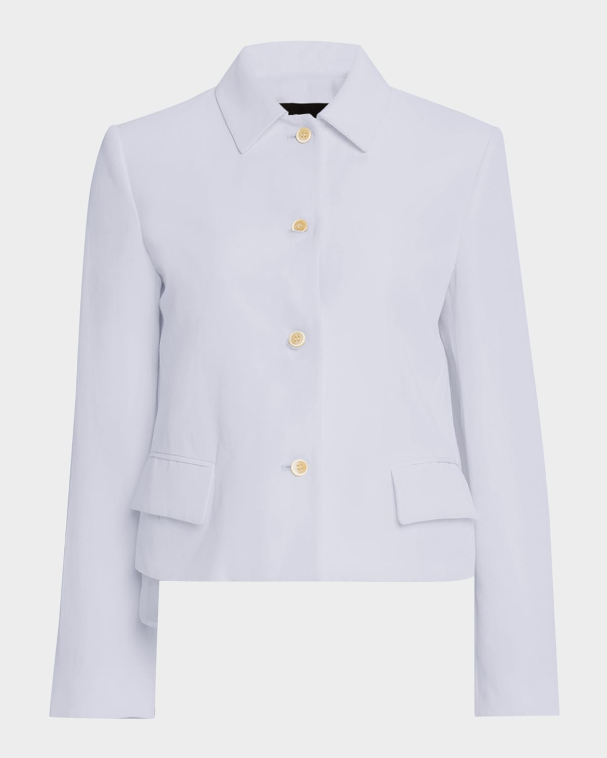 Fabiana Filippi Organza-hem Chasseur Jacket In Malva