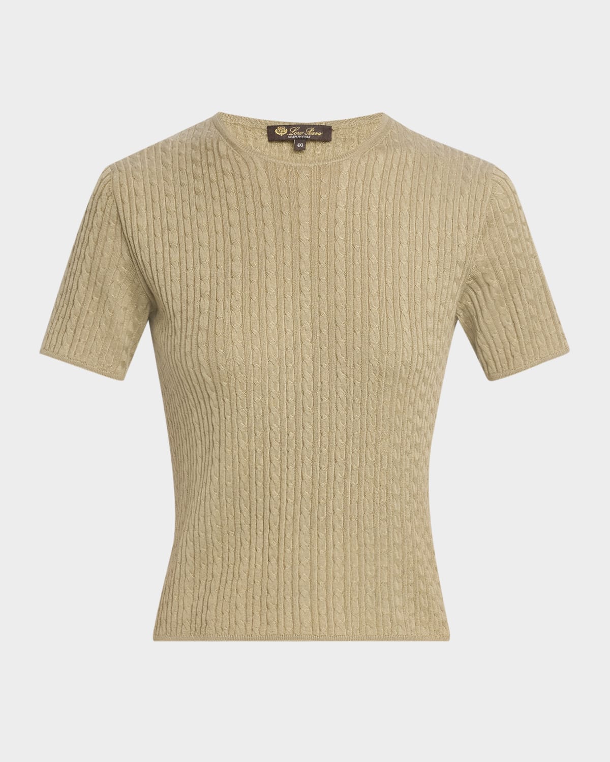 Rimella Cable-Knit Crewneck Sweater
