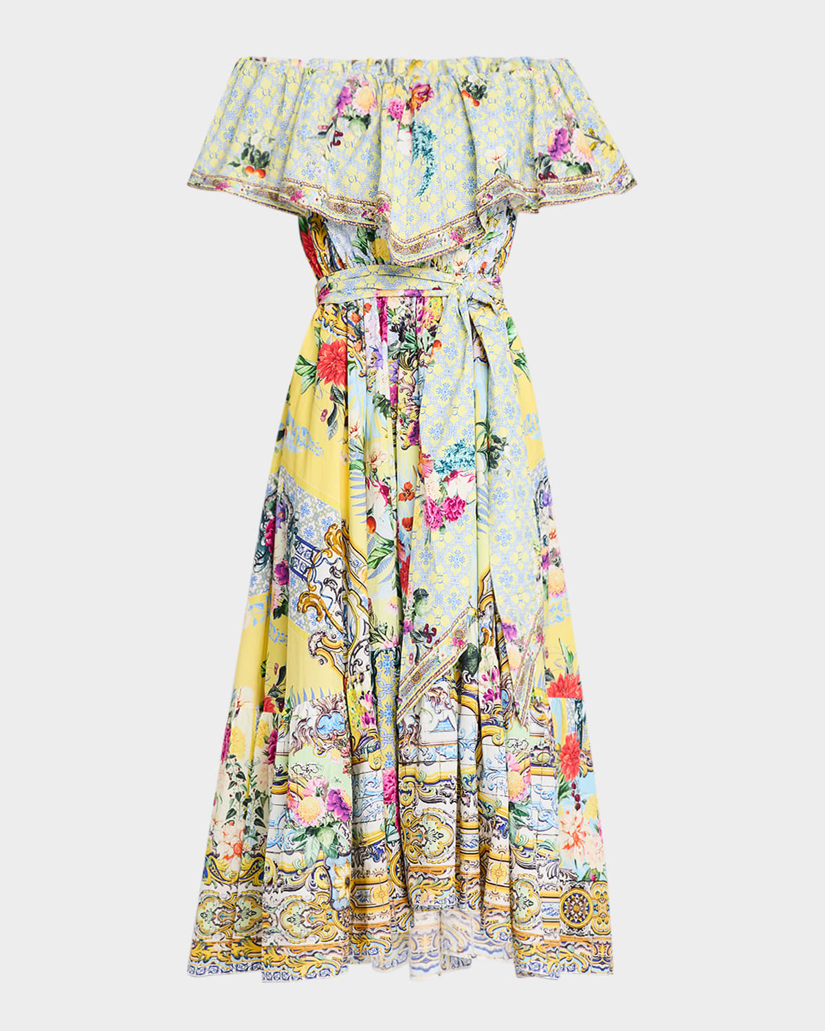 Shop Camilla Flor Fantastica Shoulder Frill Dress