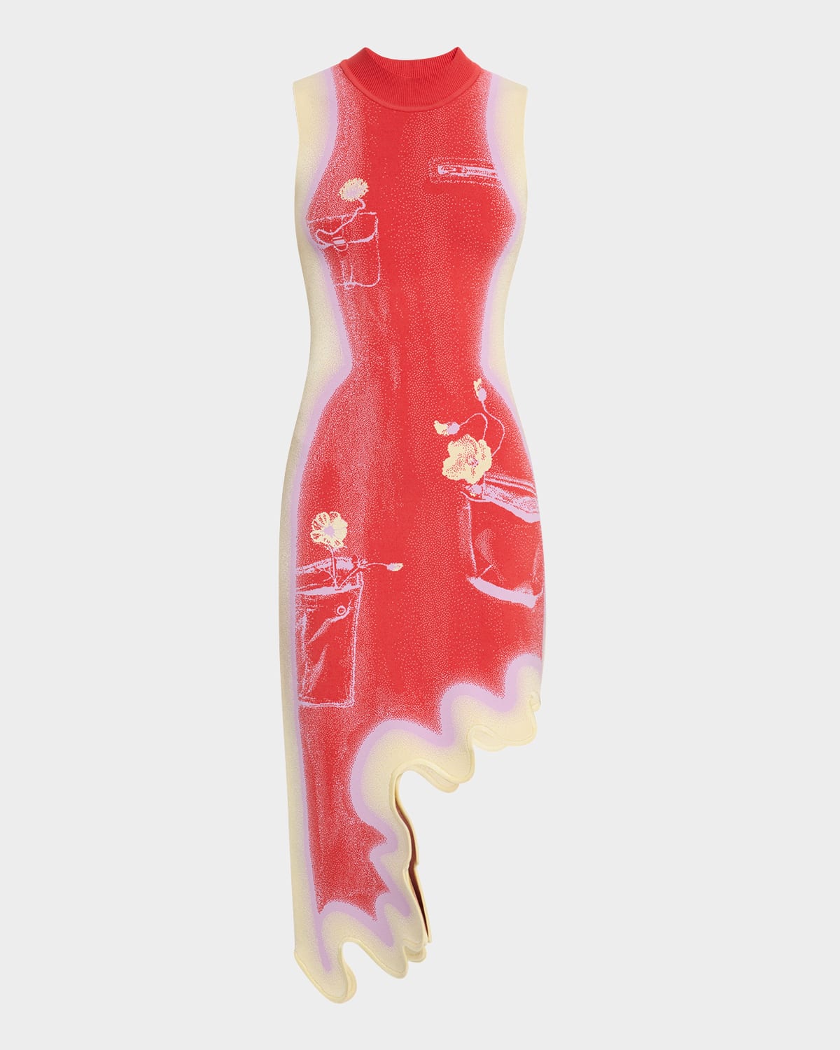 PH5 MIA WAVY ASYMMETRIC DRESS 