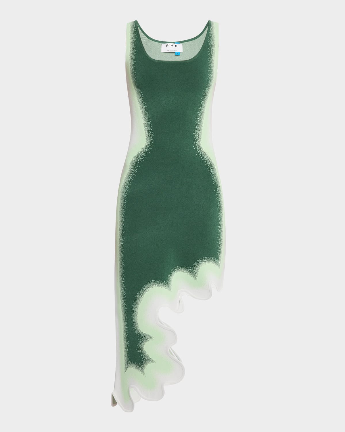 Aster Reversible Asymmetric Wavy Dress
