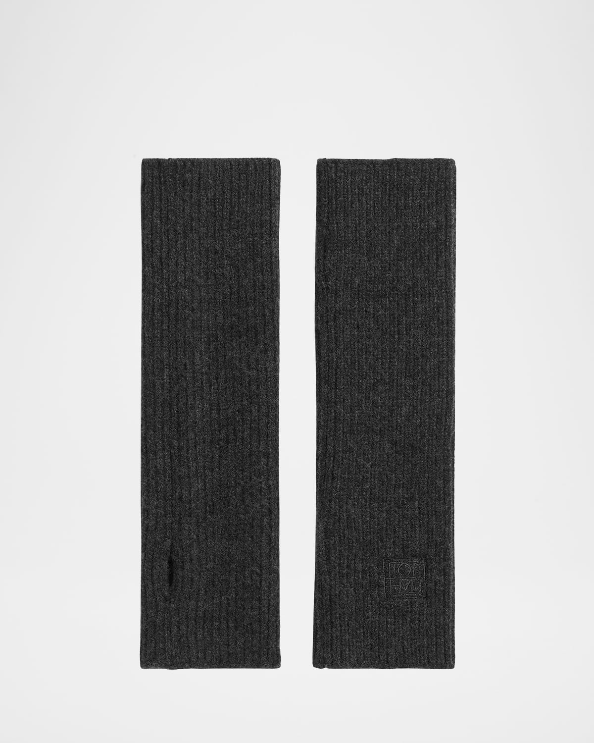 Wool-Cashmere Fingerless Gloves