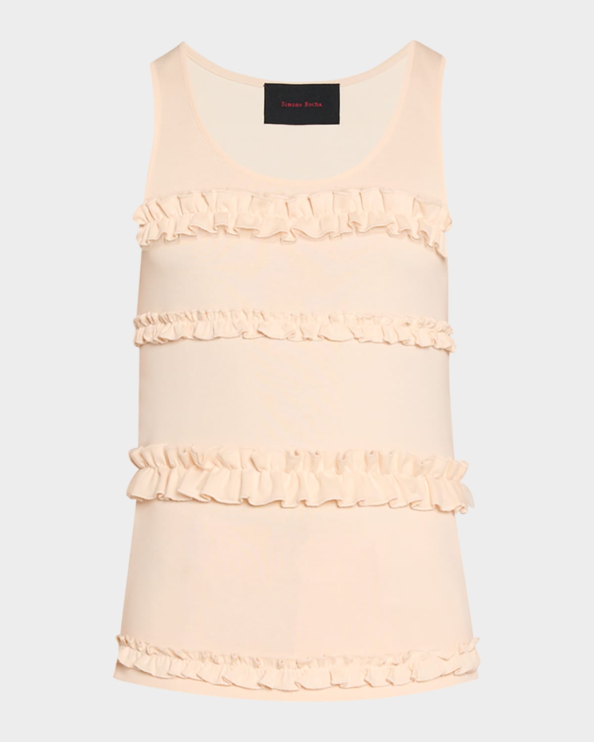 Men's Ruffle Frill Tank Top