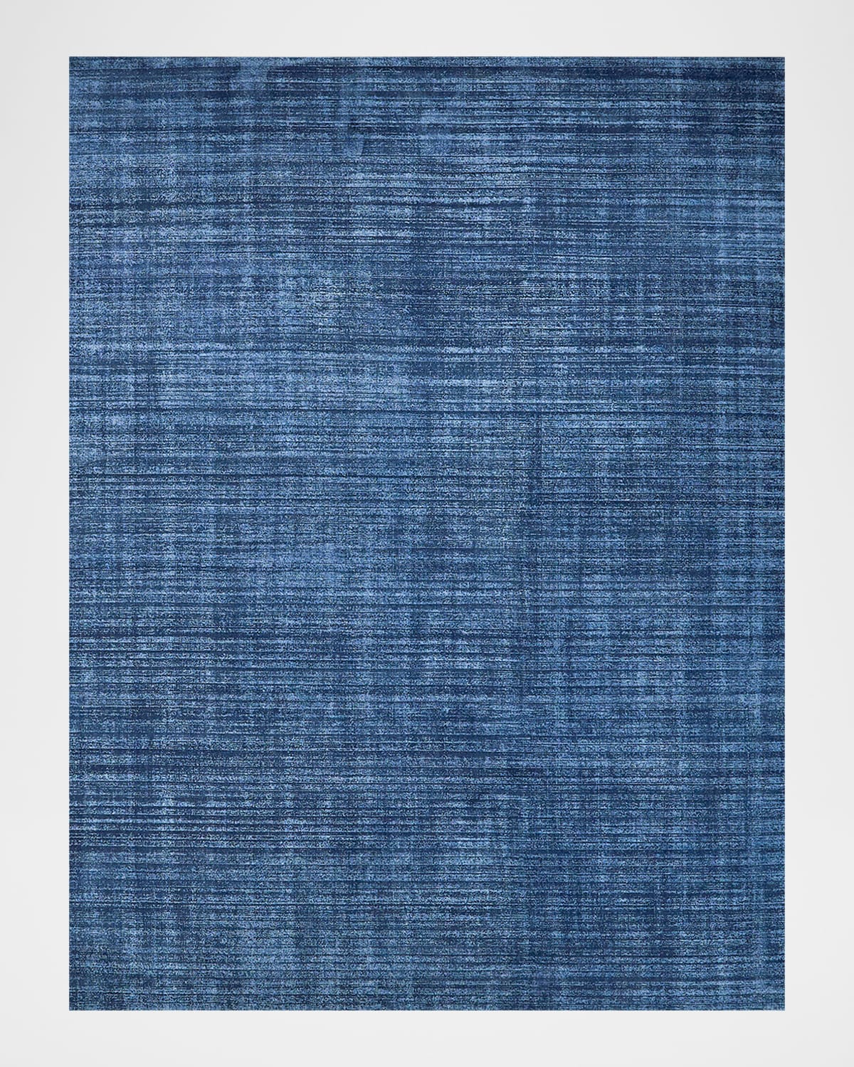 Exquisite Rugs Martelli Modern Hand-loomed Navy Rug, 4' X 6' In Navy