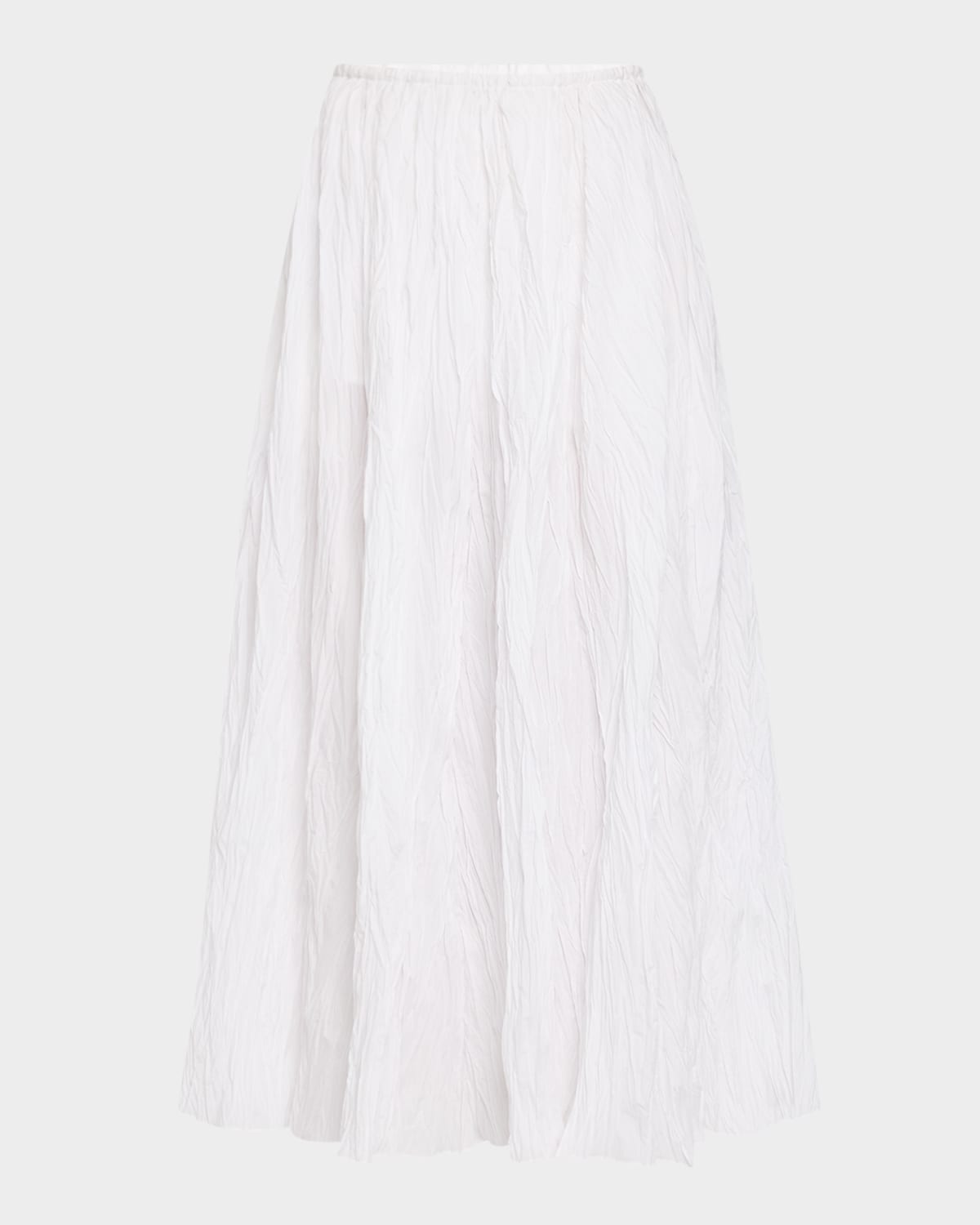 Long Plisse Skirt
