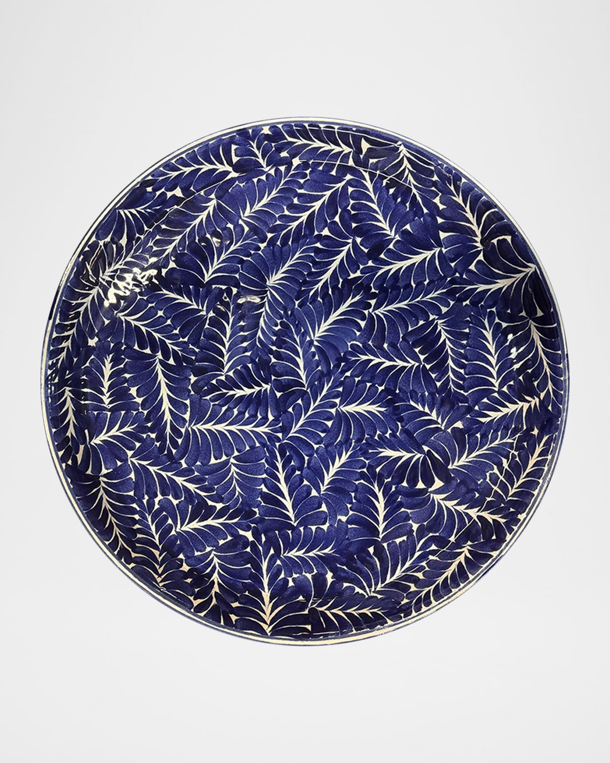 Jan Barboglio Palma Azul Platter In Azure