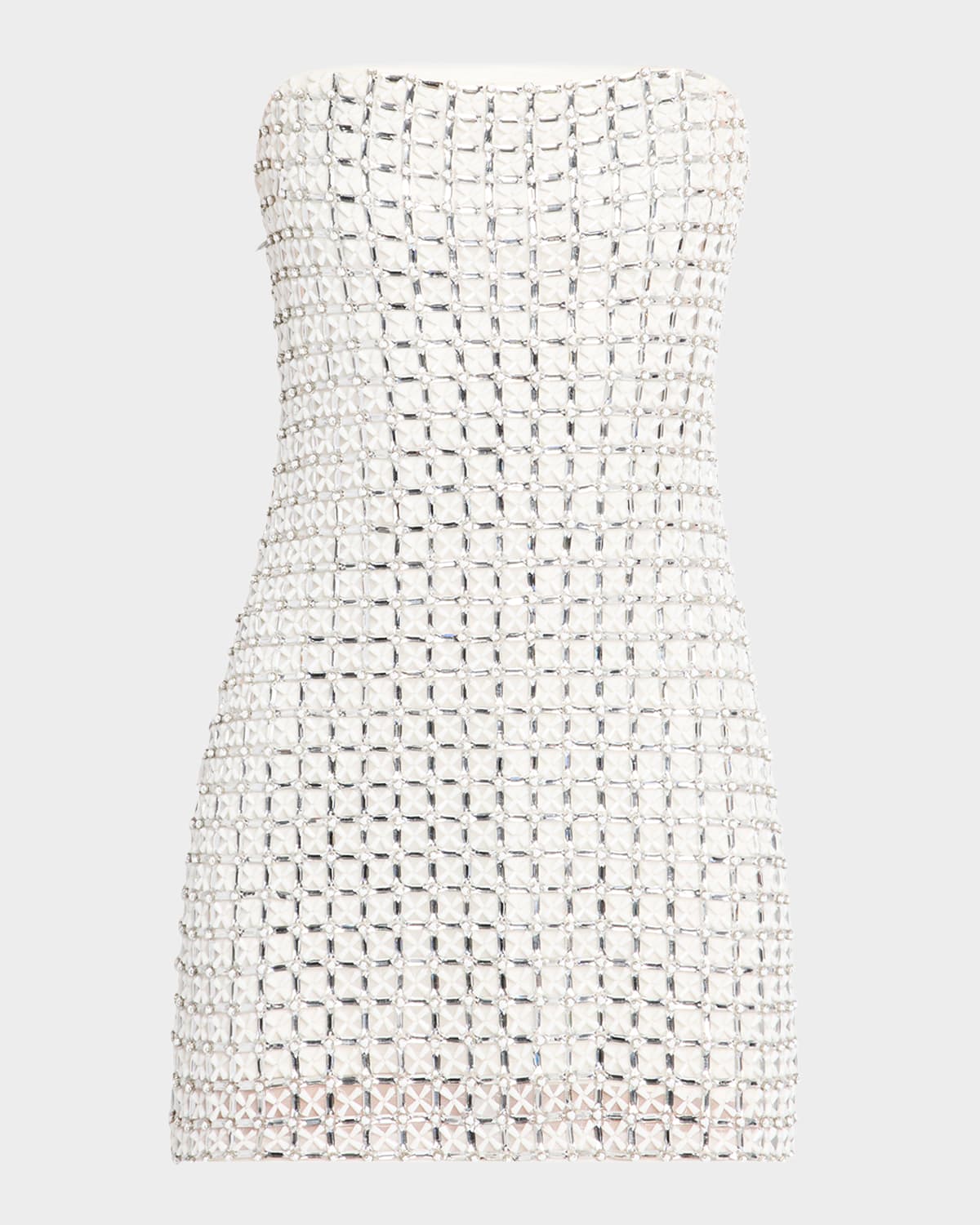 Harper Beaded Strapless Mini Dress