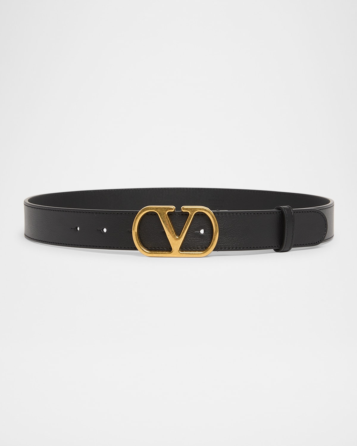 VLogo Signature Leather Belt, 20mm
