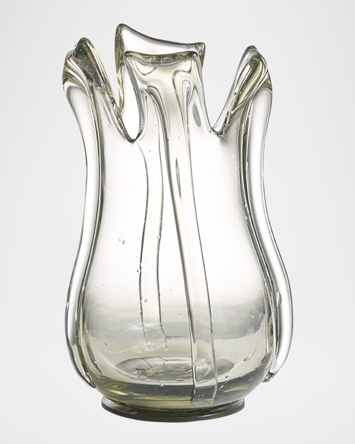Jan Barboglio Mini 4 Arm Vase In Clear