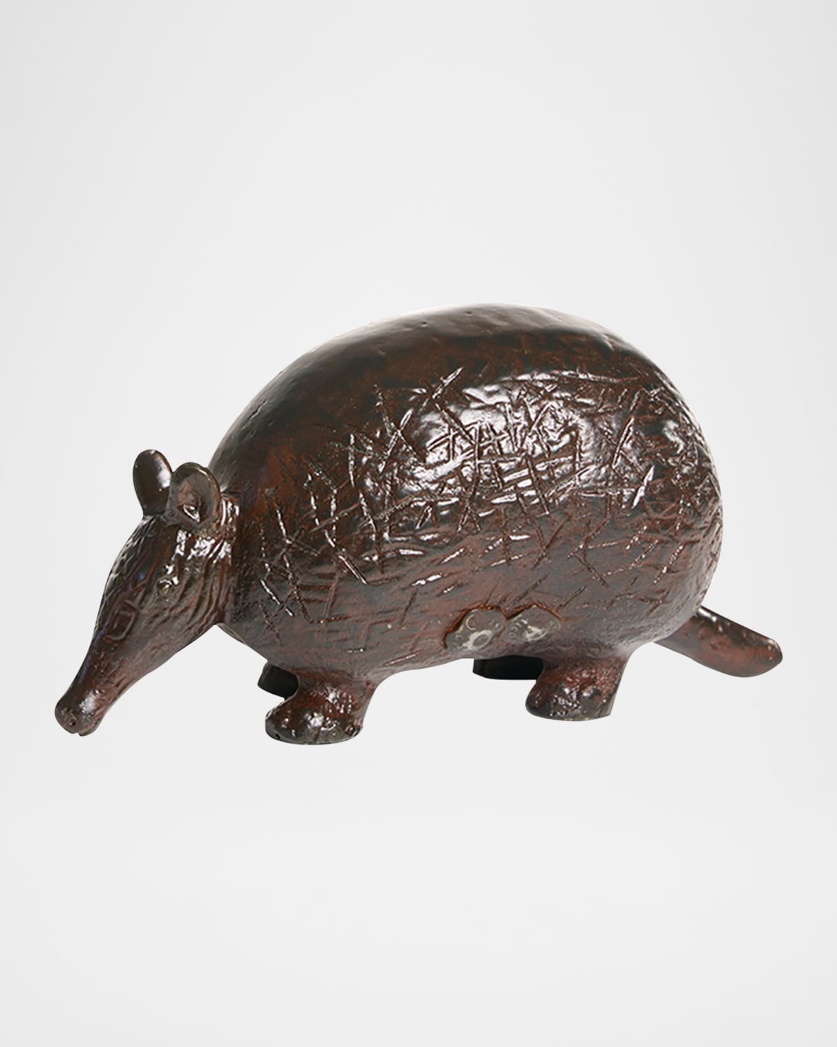 Jan Barboglio Armadillo Decorative Object In Natural