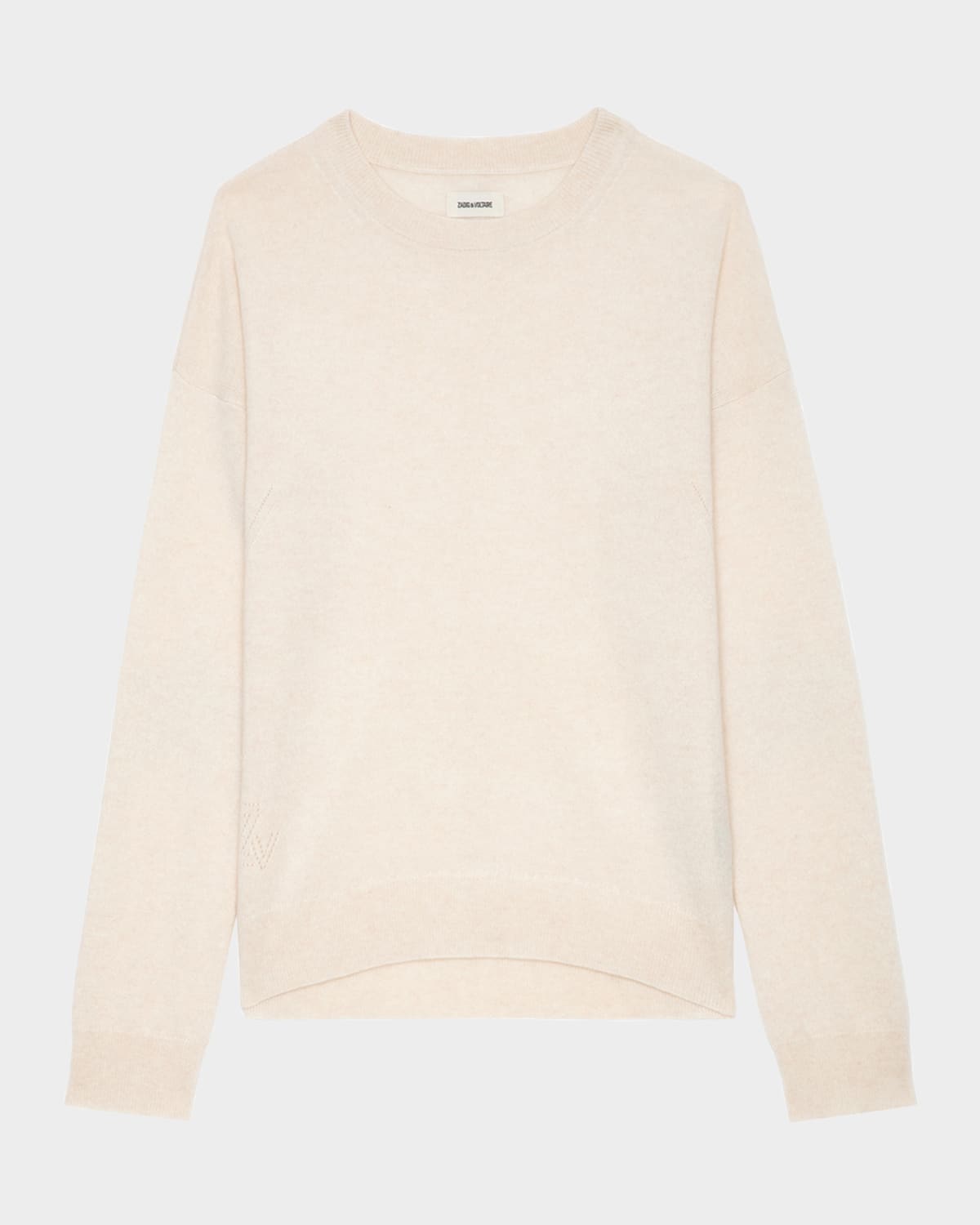ZADIG & VOLTAIRE CICI STAR ELBOW PATCH SWEATER 