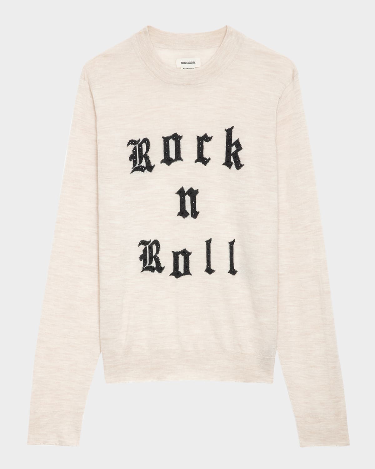 ZADIG & VOLTAIRE IVY ROCK N ROLL WOOL SWEATER 
