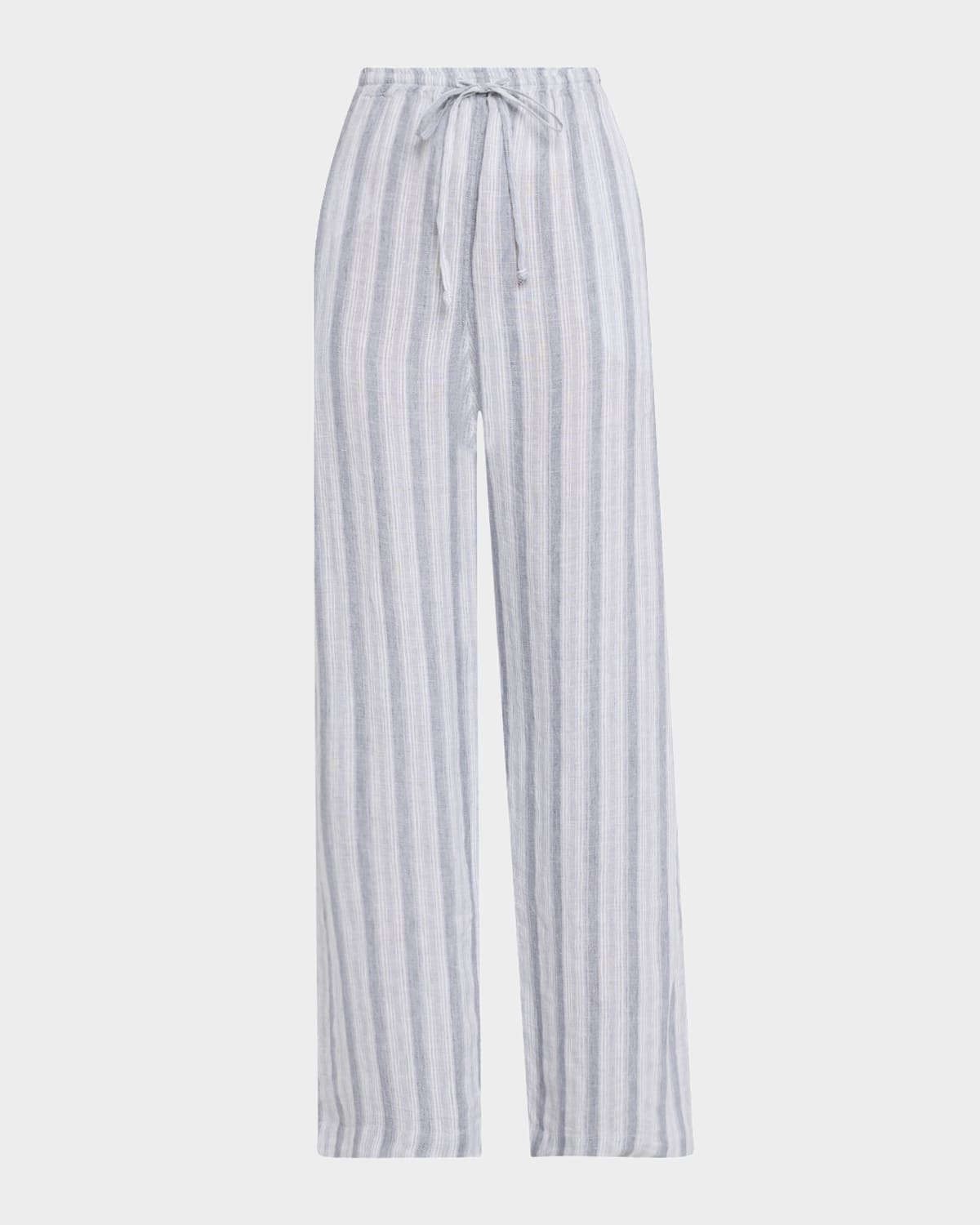 Eskandar Drawstring Trousers In Gray