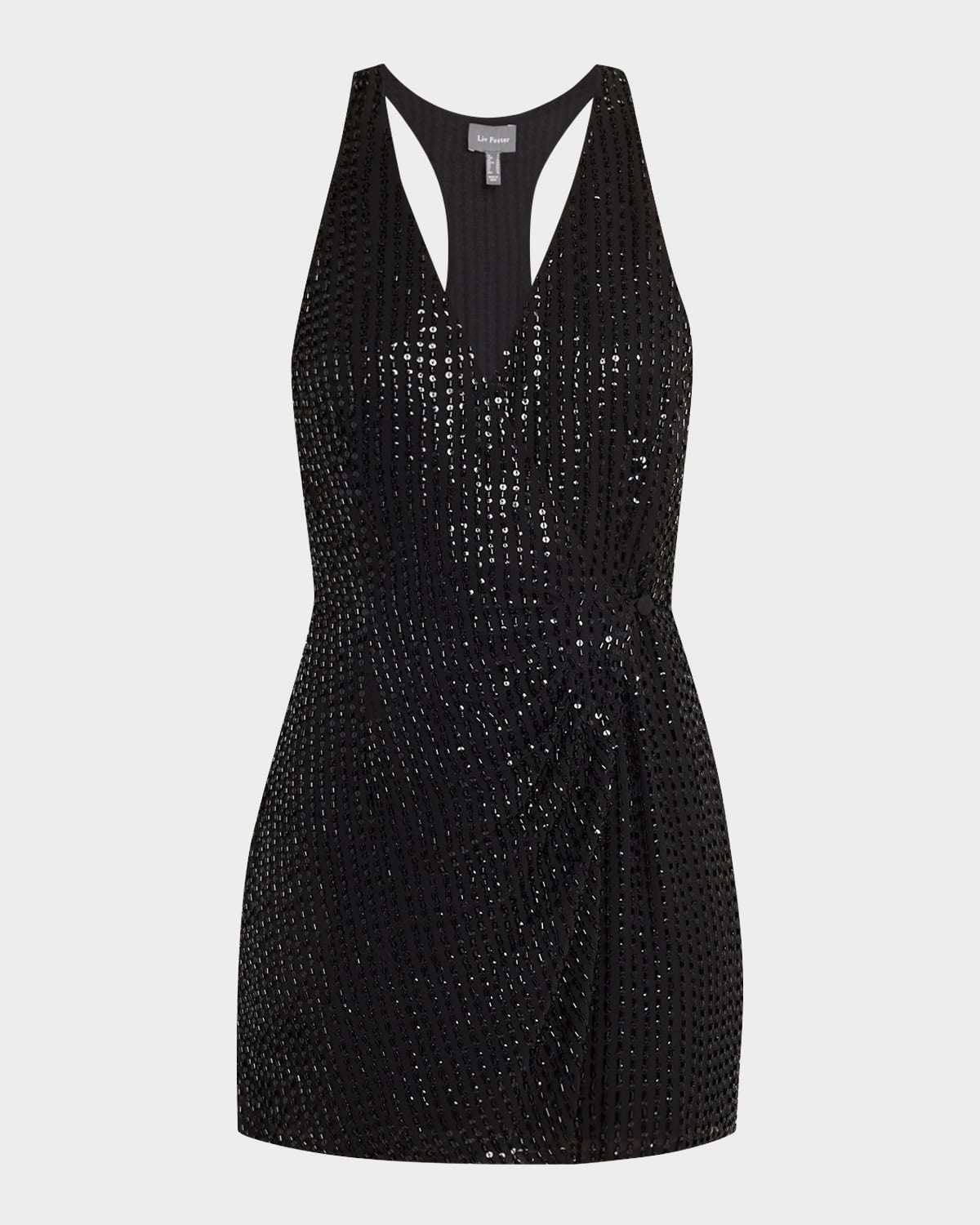 Viola Beaded Racerback Mini Dress