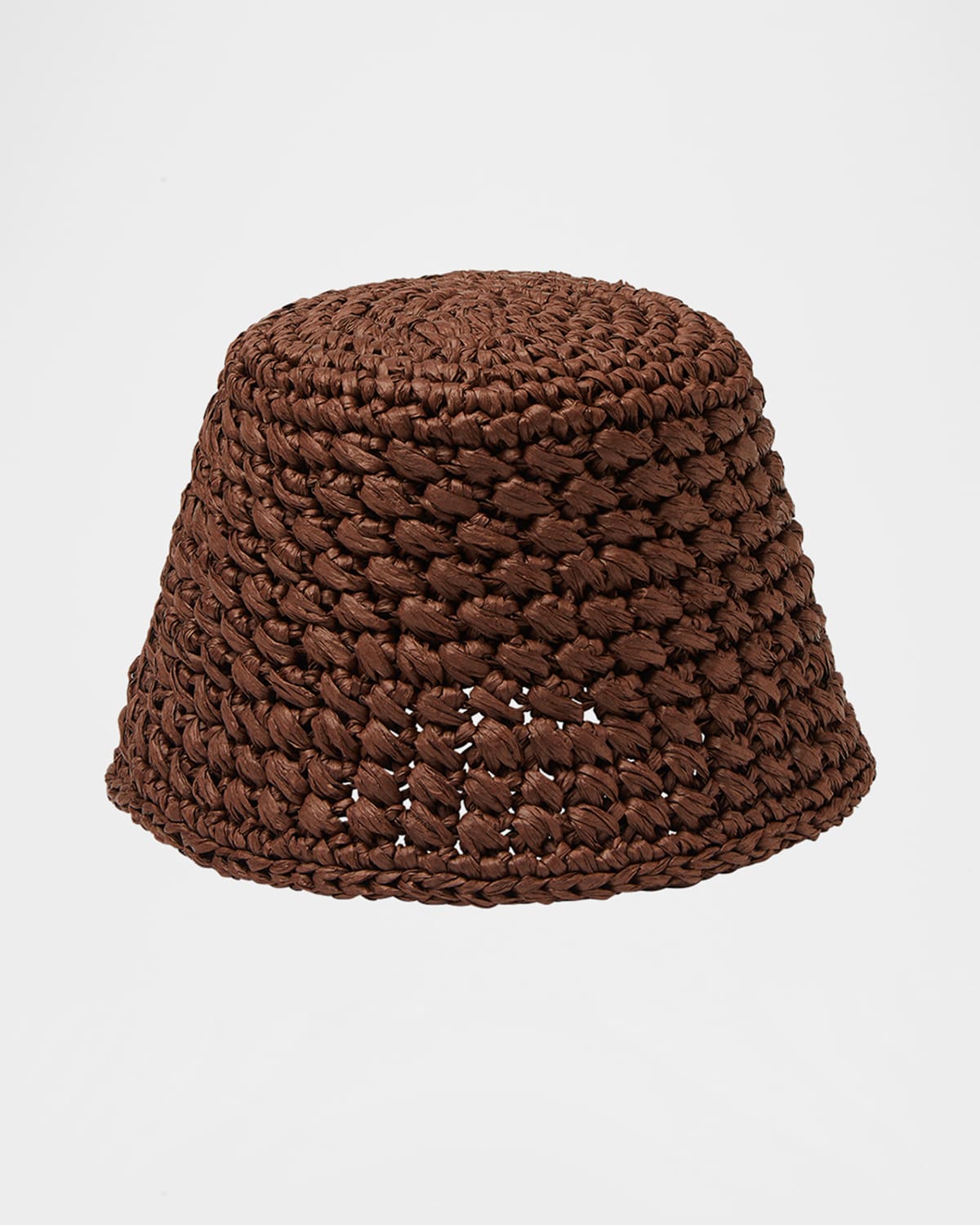 Loro Piana Jasmine Crochet Raffia Bucket Hat In H0w0 Cannel S