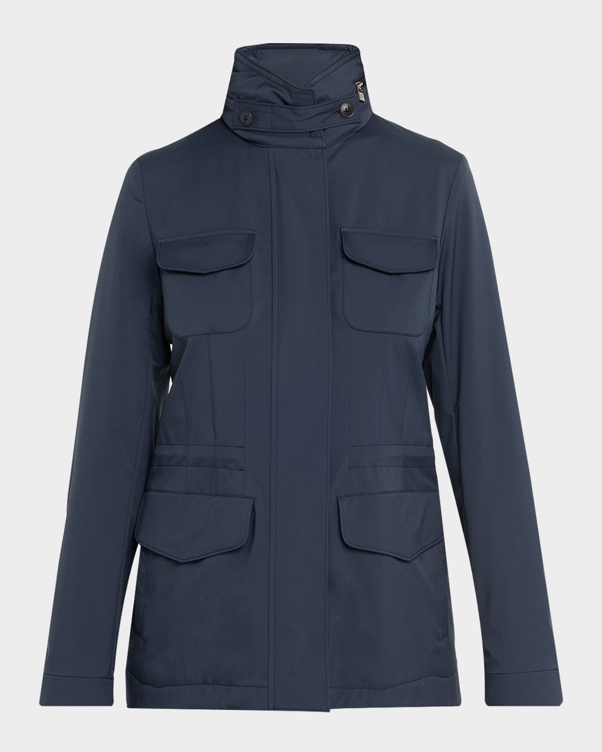 Loro Piana Traveller Lady Field Jacket In Blue