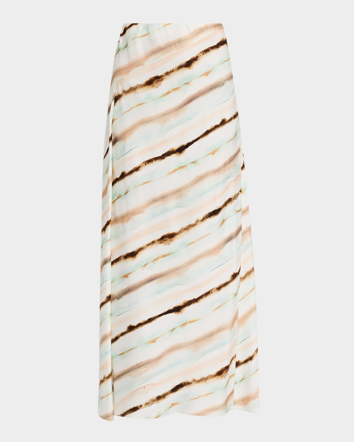 A.l.c Rita Slip Skirt In Mint Multi