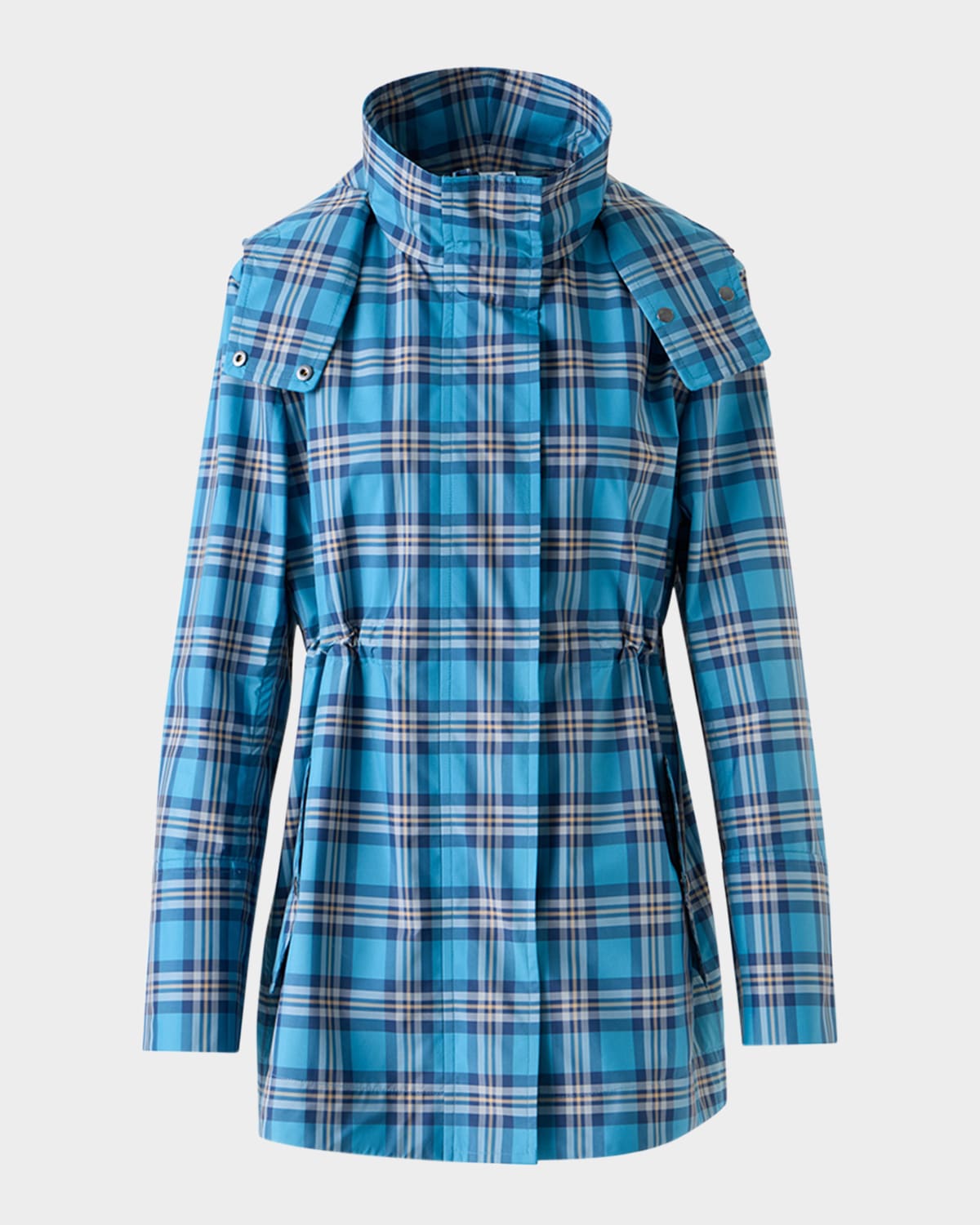 Check Hooded Jacket