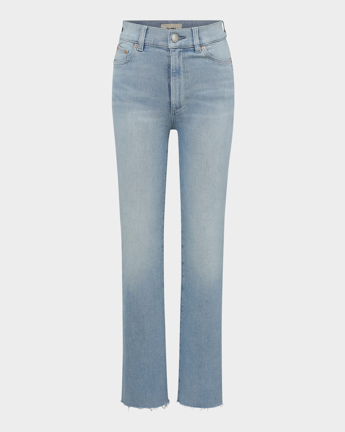 Dl1961 Halle Straight Leg High Rise Instasculpt Jeans In Fountain