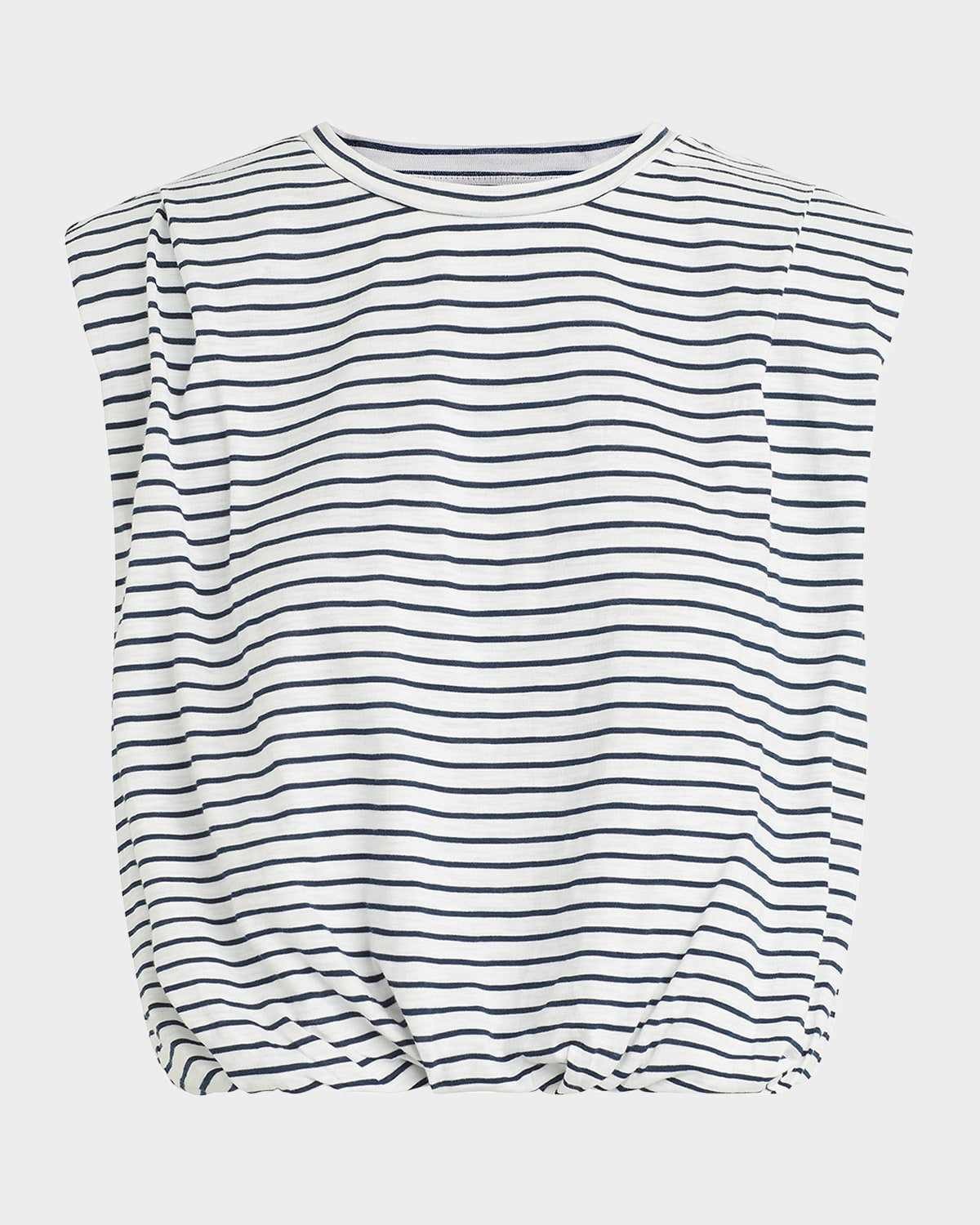 Joe's Jeans The Arden Sleeveless Stripe Tee In Breton Stripe