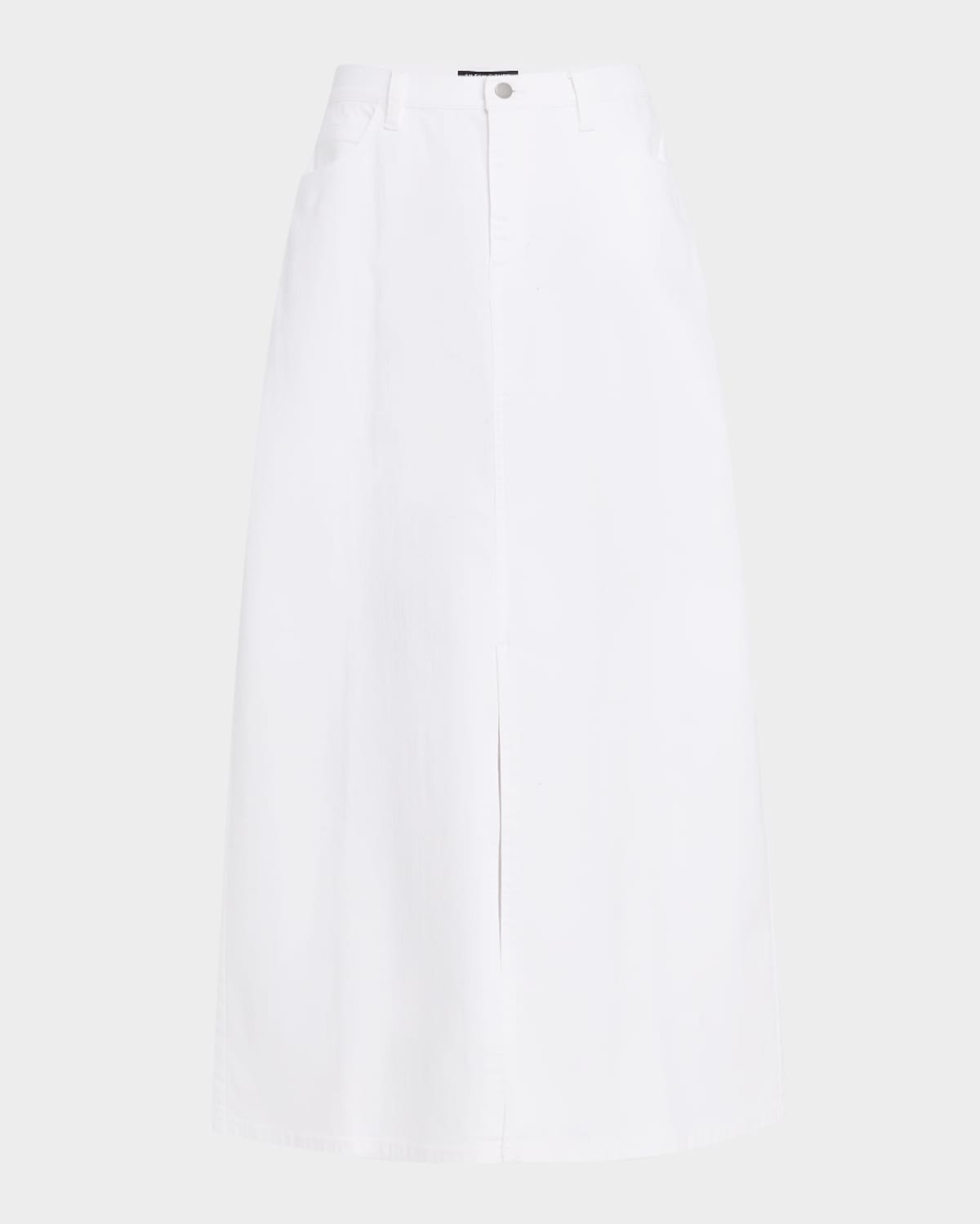 Eileen Fisher Petite Organic Cotton Denim Midi Skirt