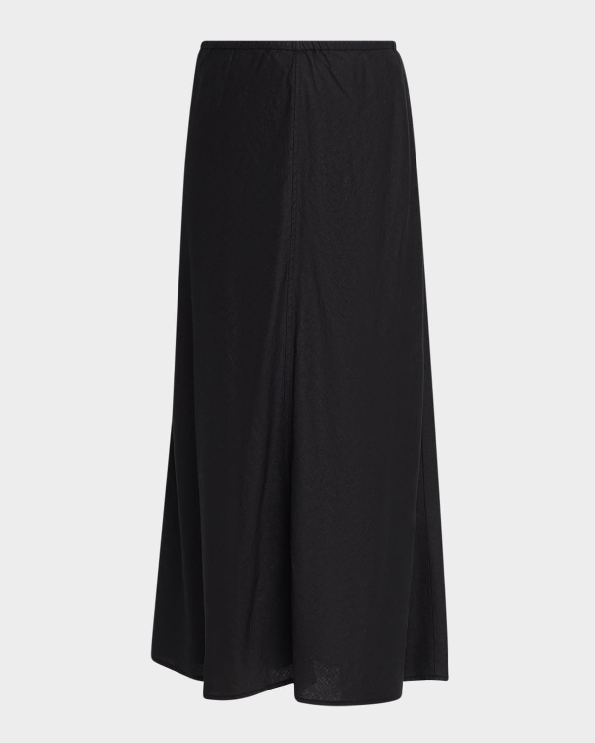Eileen Fisher A-line Organic Linen Midi Skirt