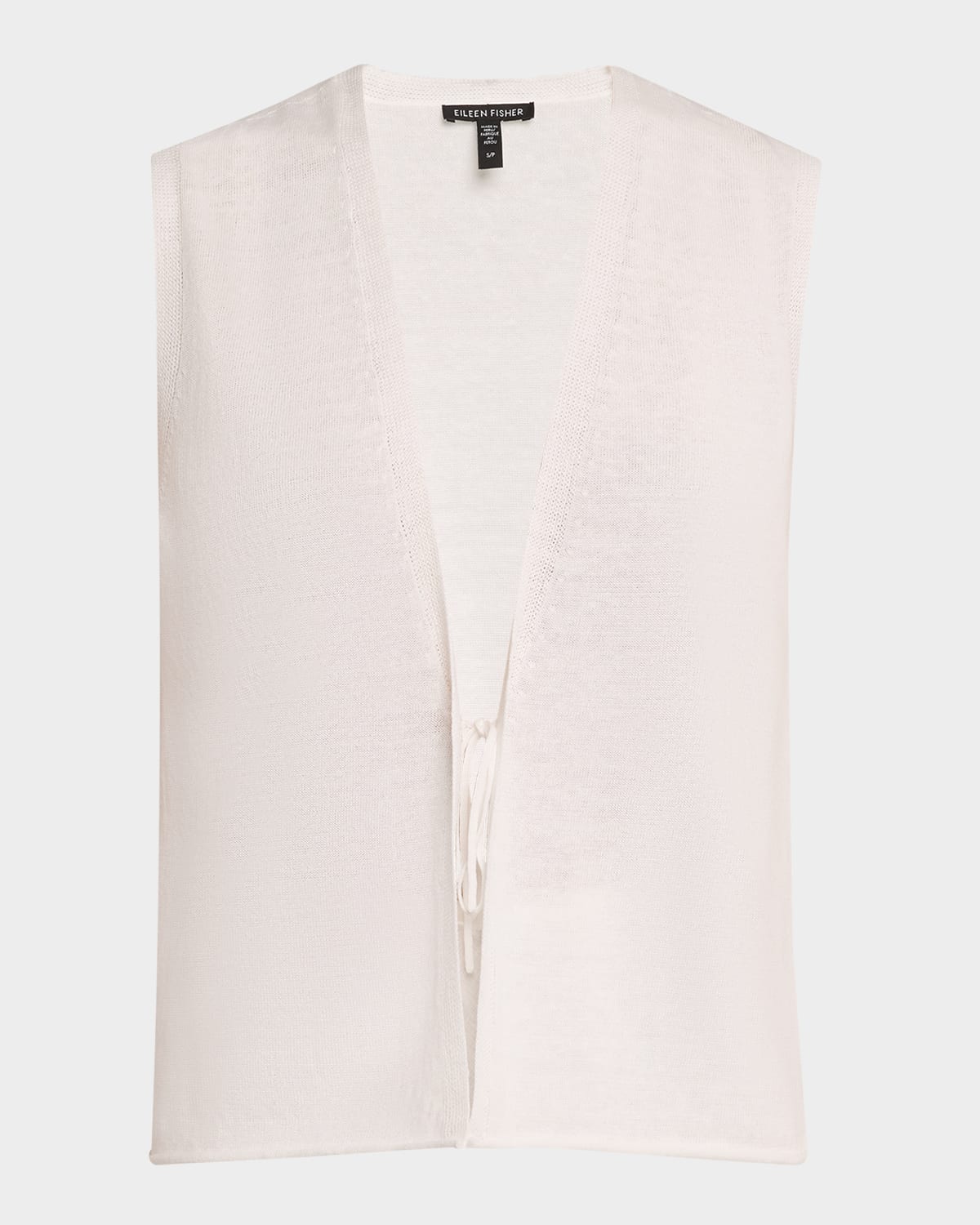 Organic Linen-Cotton Knit Vest