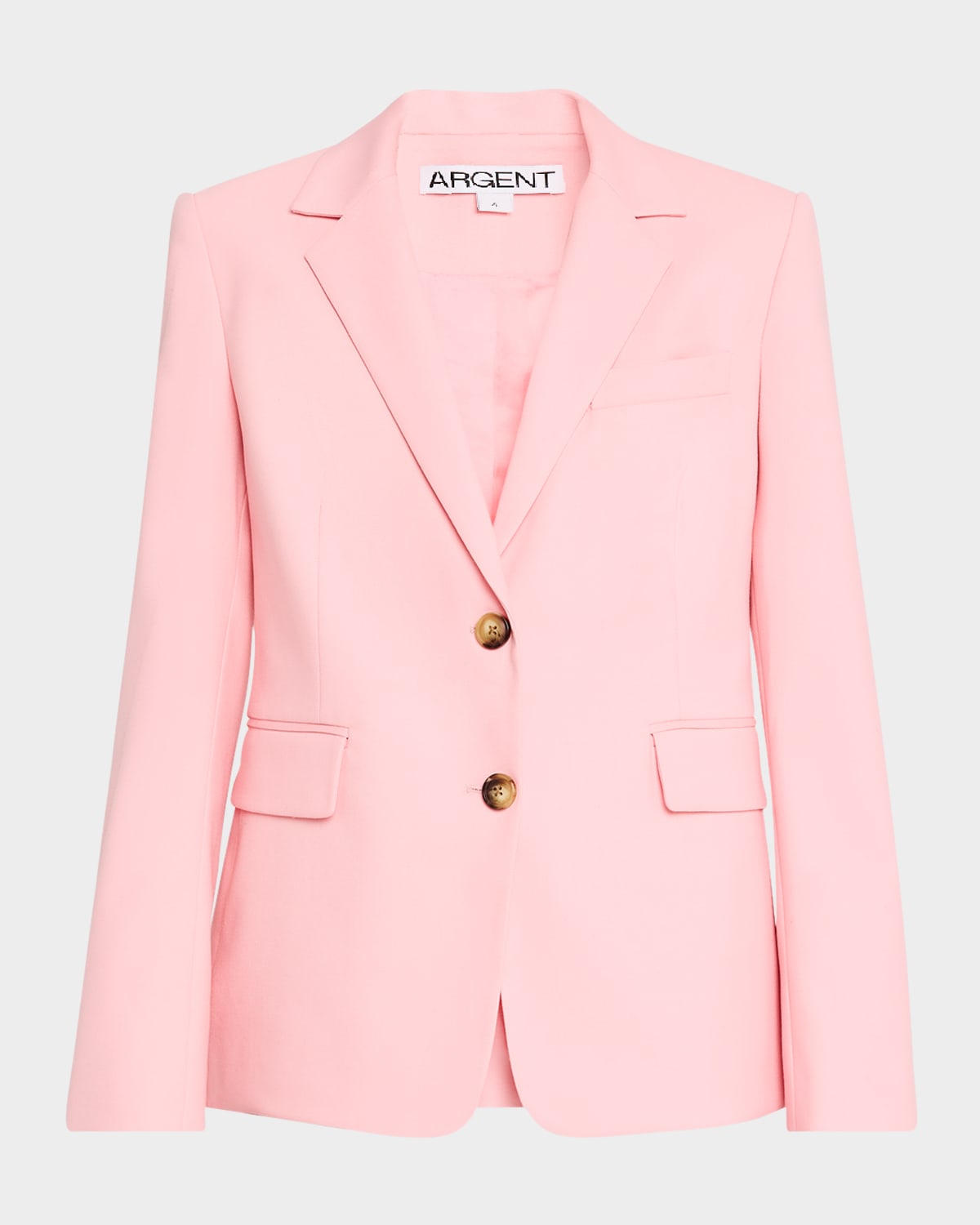 Argent Copain Single-breasted Seasonless Wool Blazer