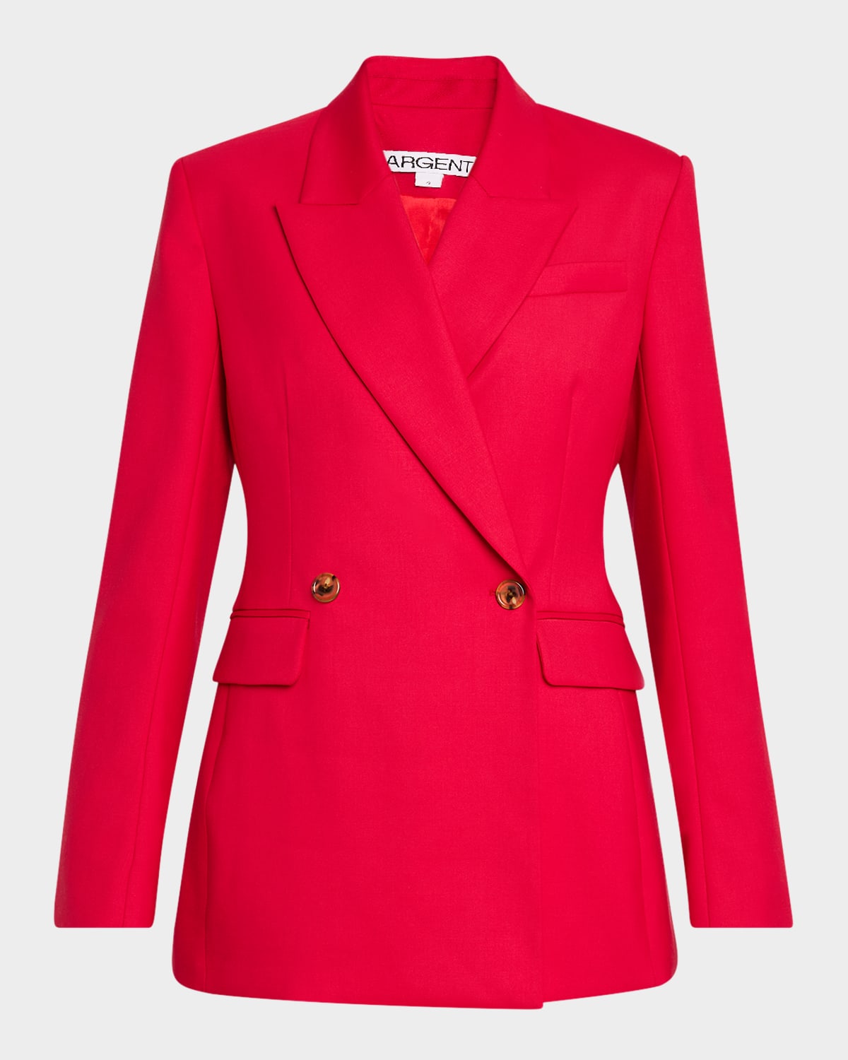 ARGENT Cooper Double-Breasted Seasonless Wool Blazer