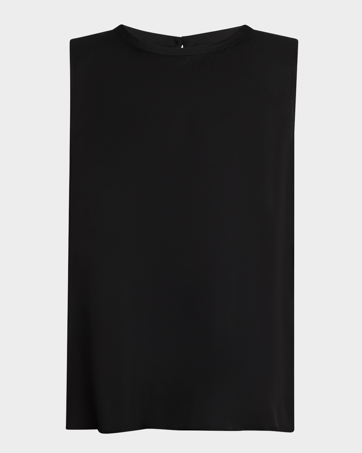 Aura Sleeveless Silk-Blend Blouse