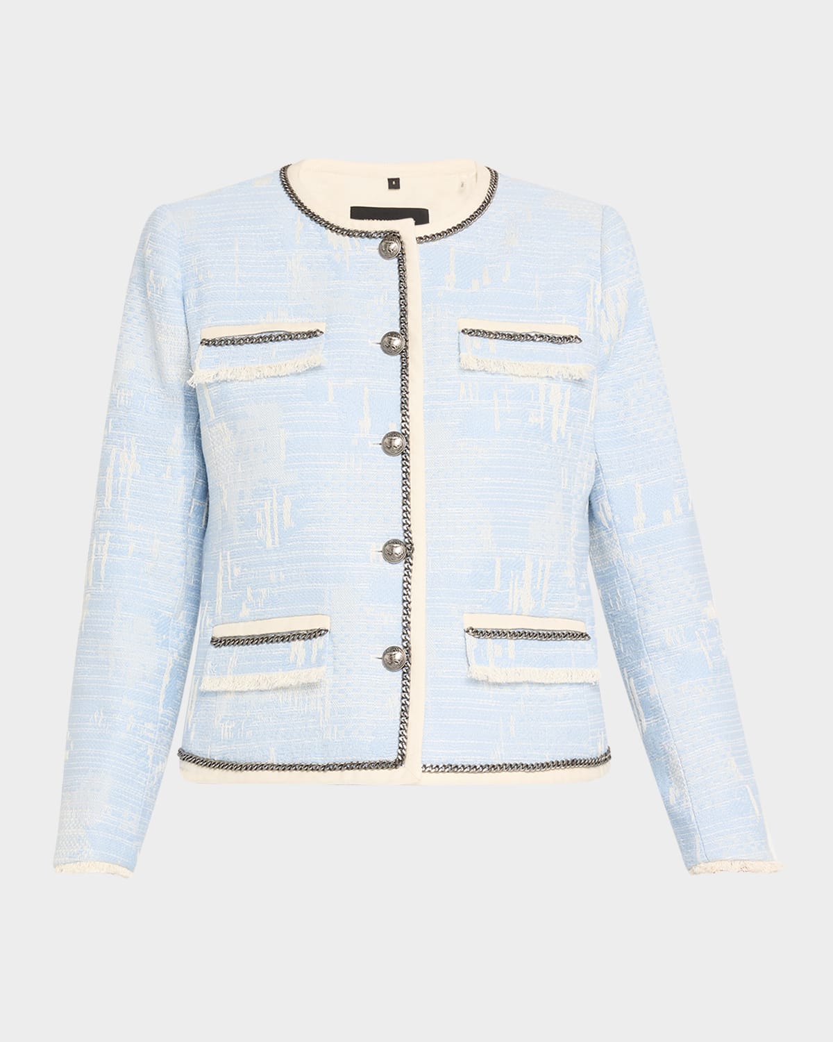 Lark Fringed Chain-Trim Jacket