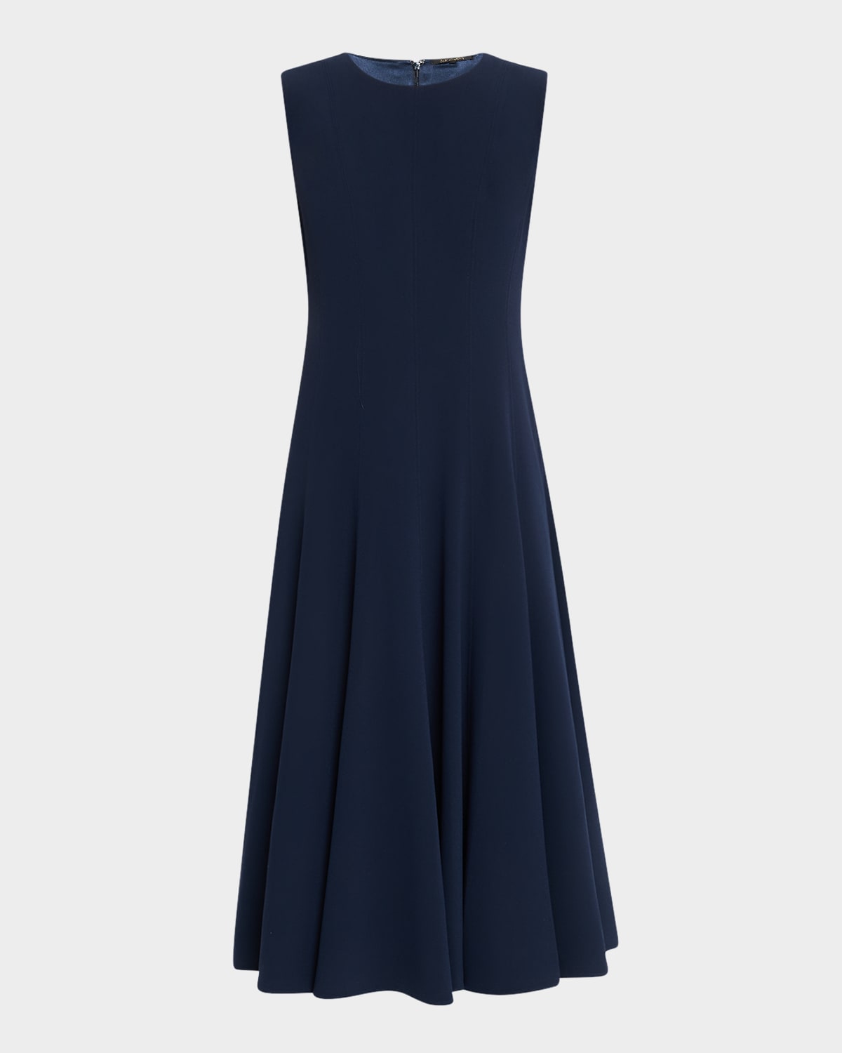 Kobi Halperin Zalea Sleeveless A-line Midi Dress In Navy