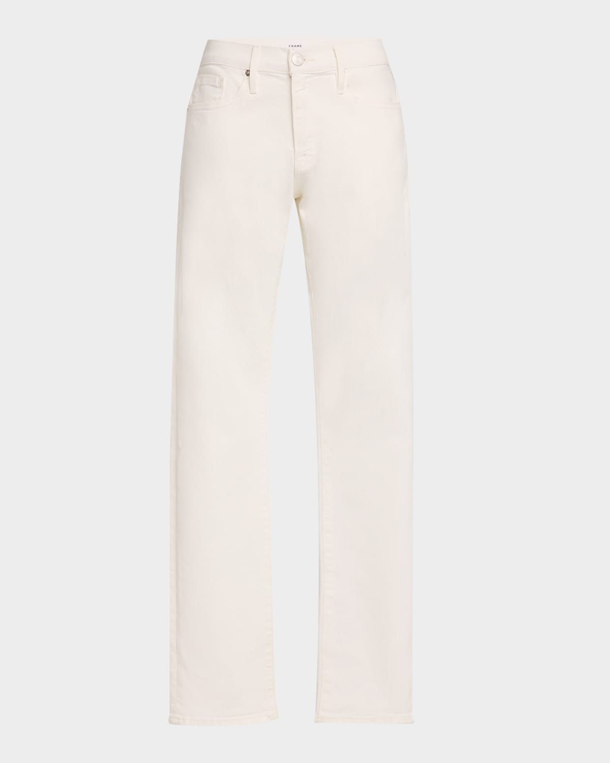 Frame Men's Slim Five-pocket Pants In Whisper White