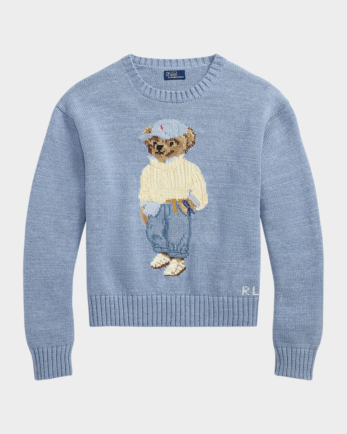 POLO RALPH LAUREN POLO BEAR CREWNECK SWEATER 