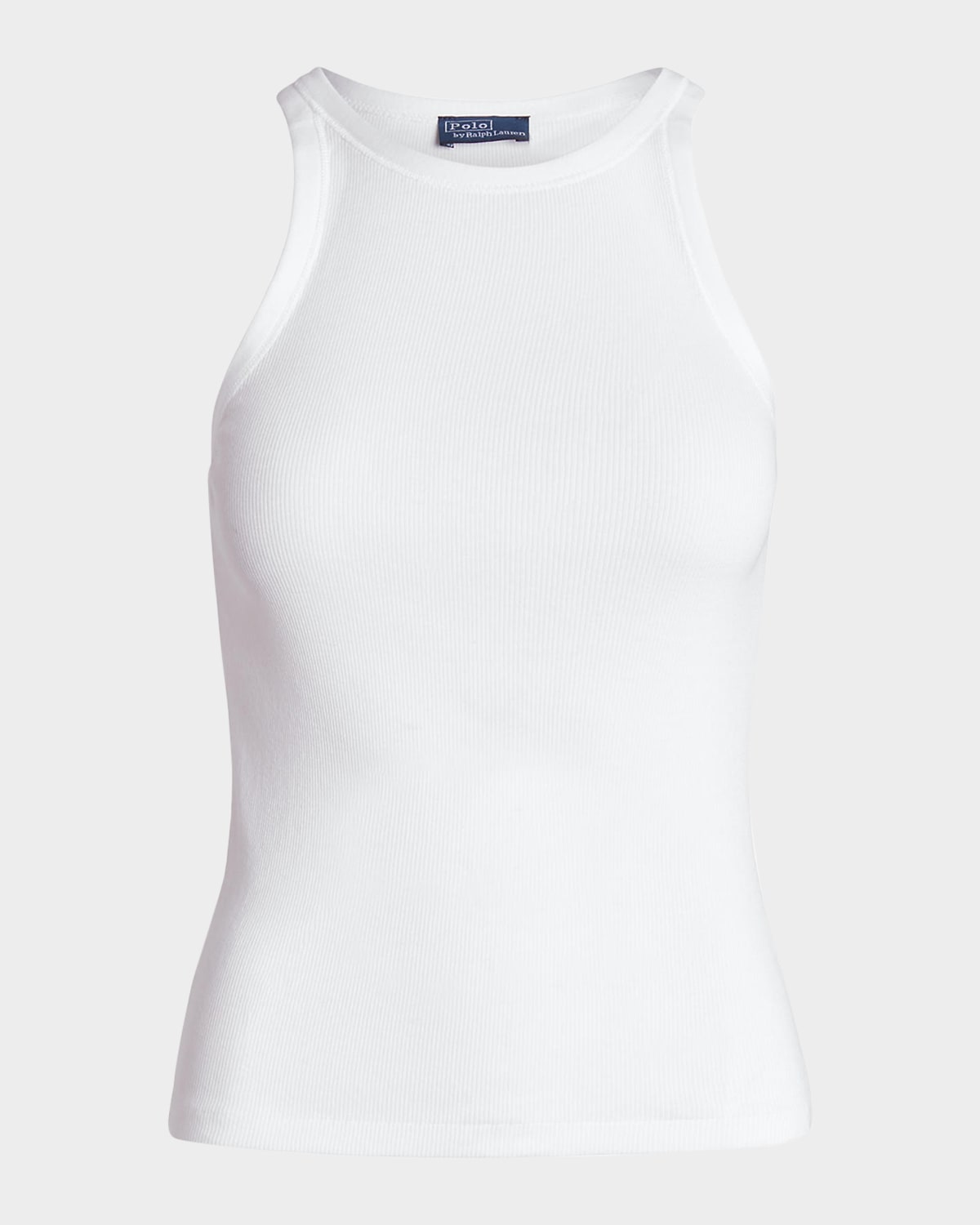 POLO RALPH LAUREN RIBBED COTTON TANK TOP 