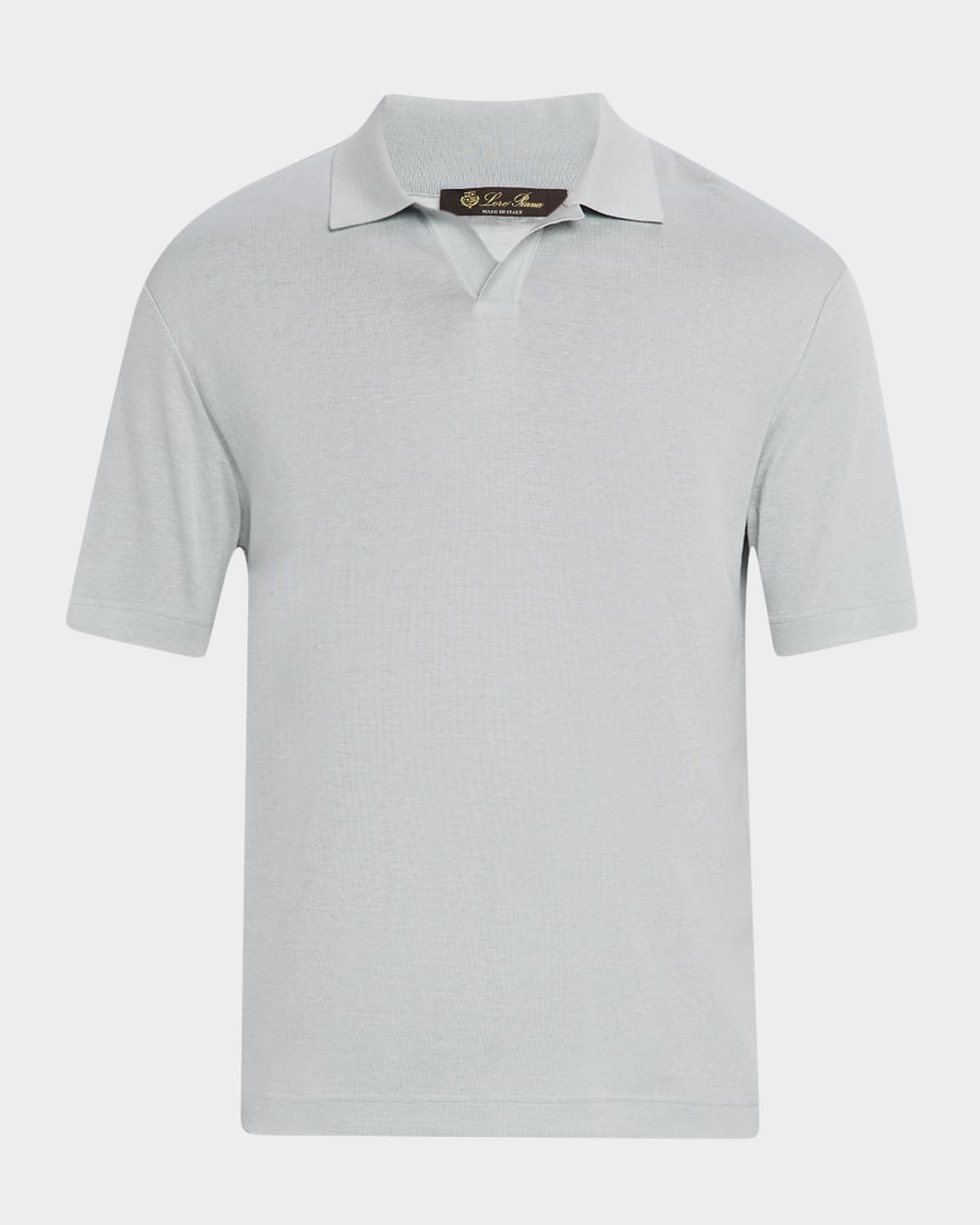 Men's Mazzorbo Silk and Cotton Polo Shirt