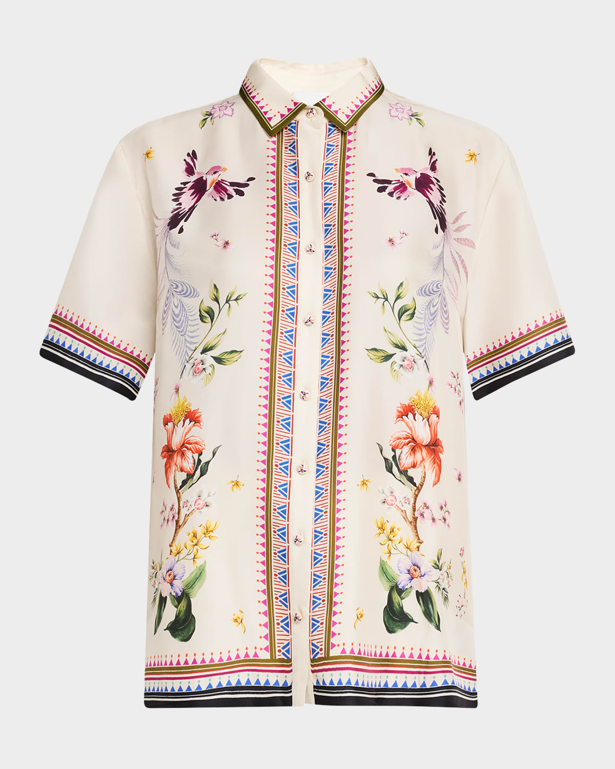 Mayvis Floral-Print Drawstring Shorts
