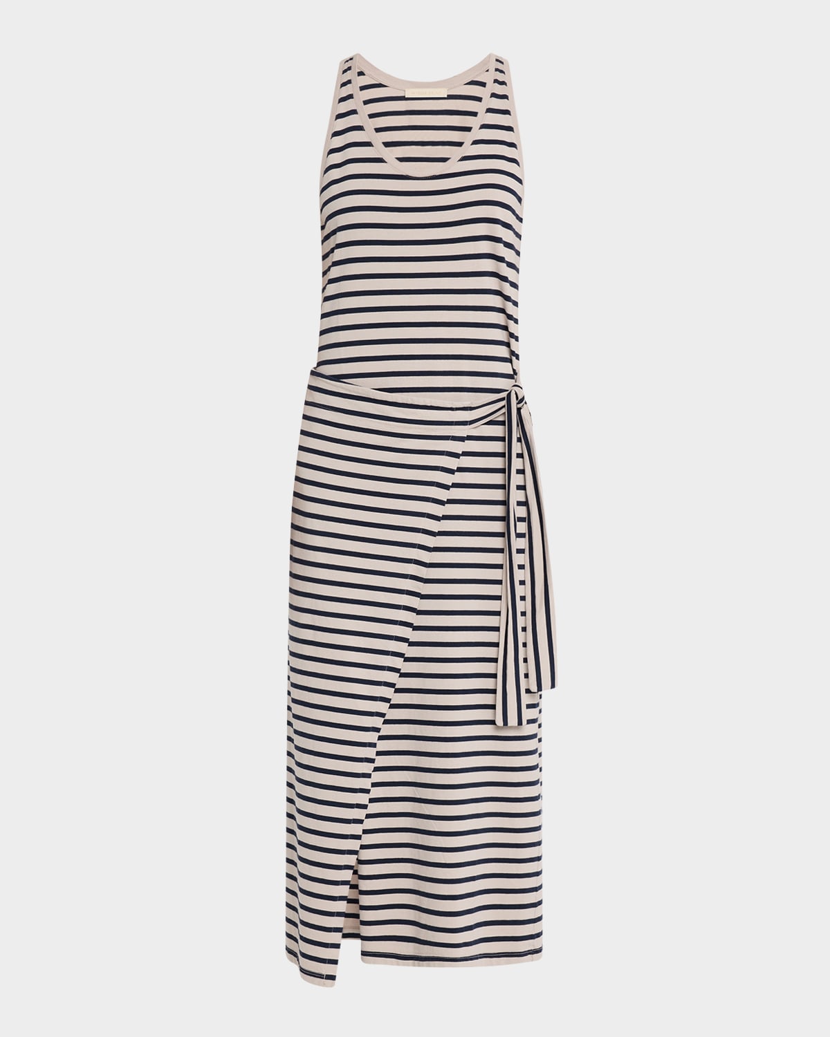 Etretat Striped Organic Cotton Midi Dress