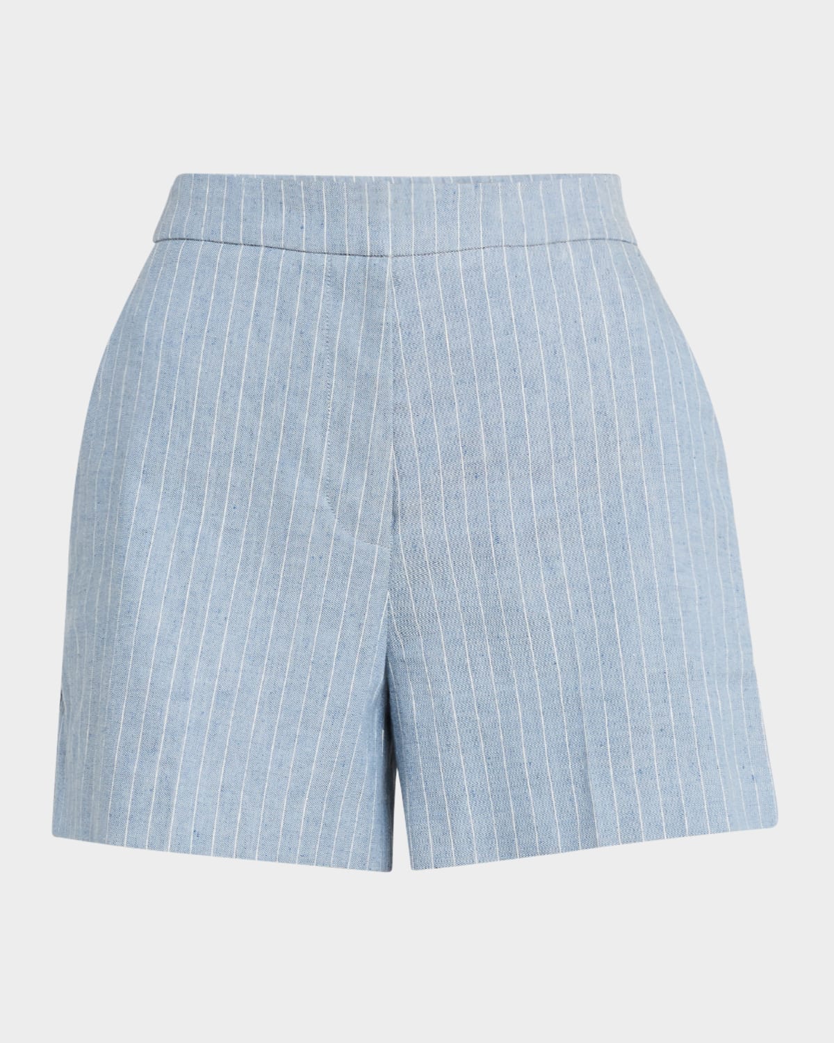 Elisam Pinstripe Wide-Leg Shorts