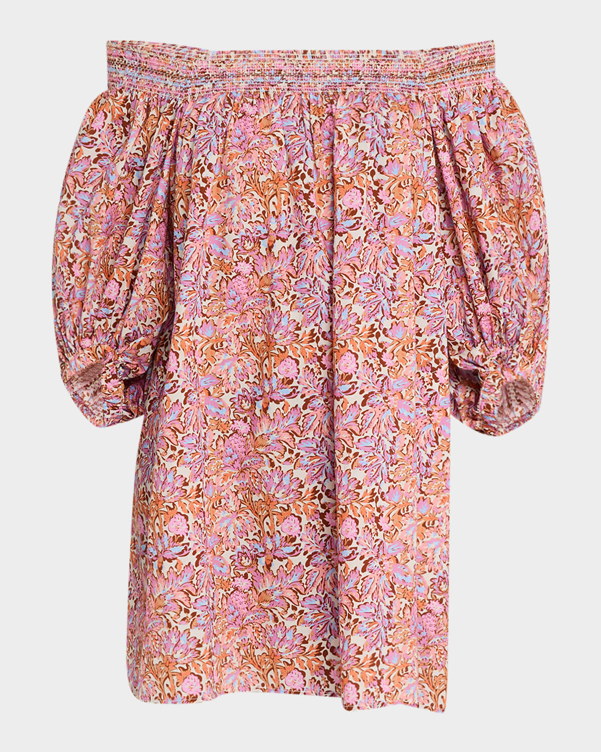Vanessa Bruno Caldera Off-shoulder Shift Dress In Multicofidji